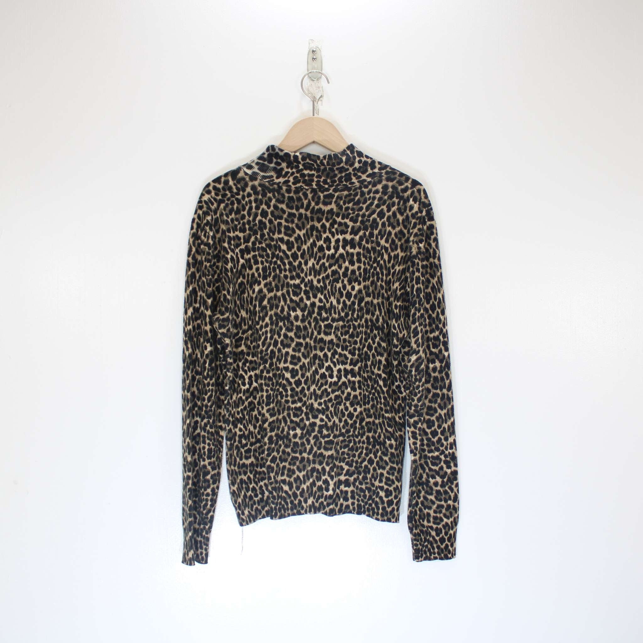 Re-Loved Animal Print Top Size 8