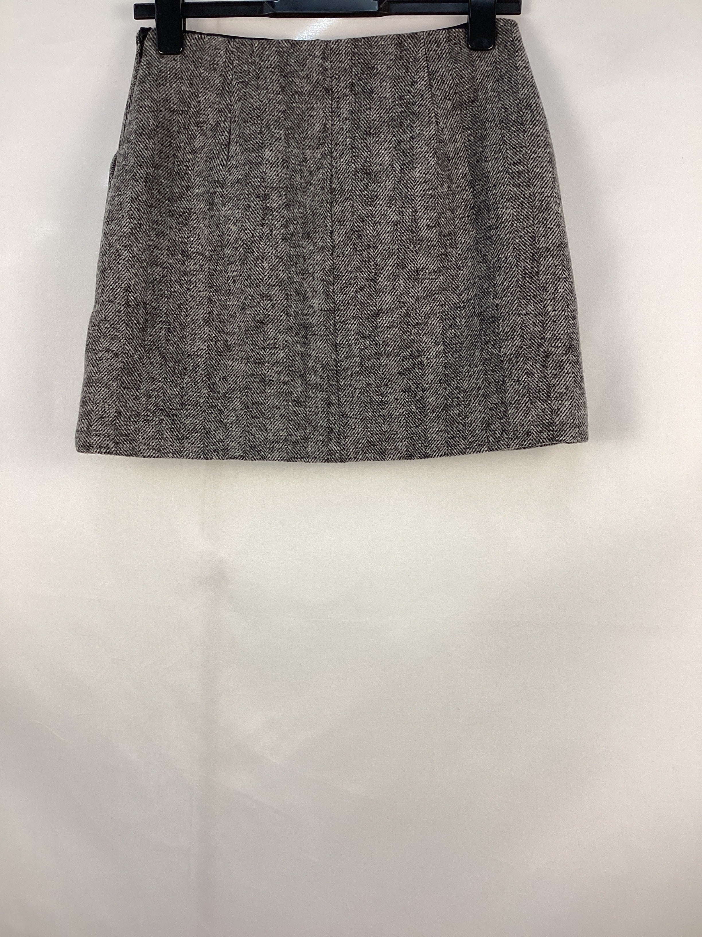 Re-Loved Herringbone Short Skirt - Size 10