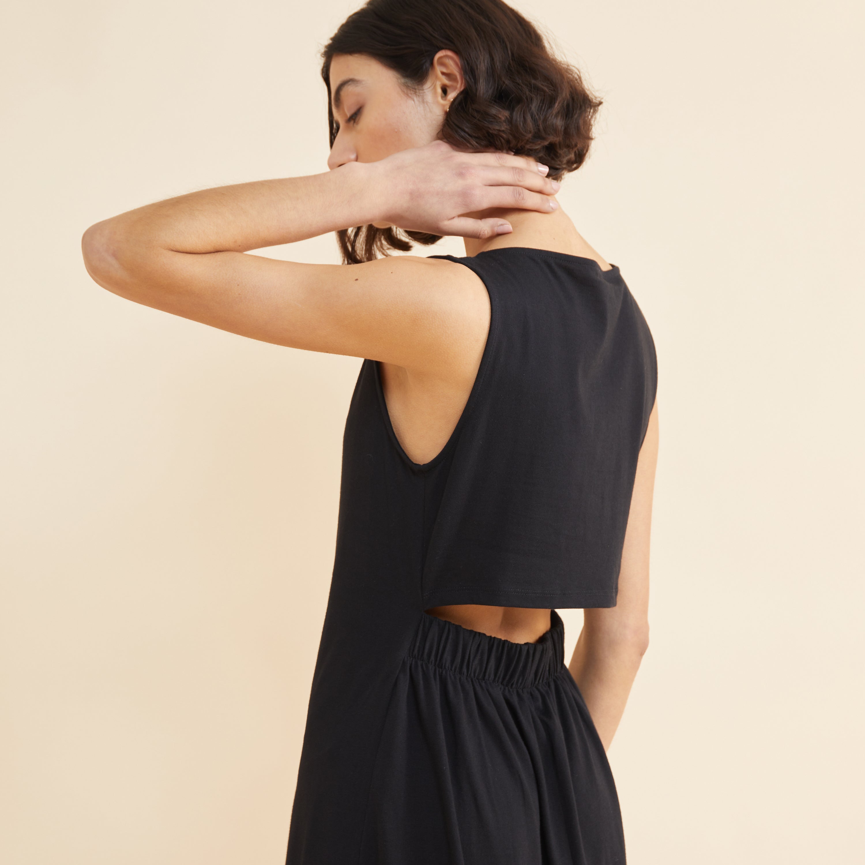 Re-Loved Jersey Open Back Dress - Size 18