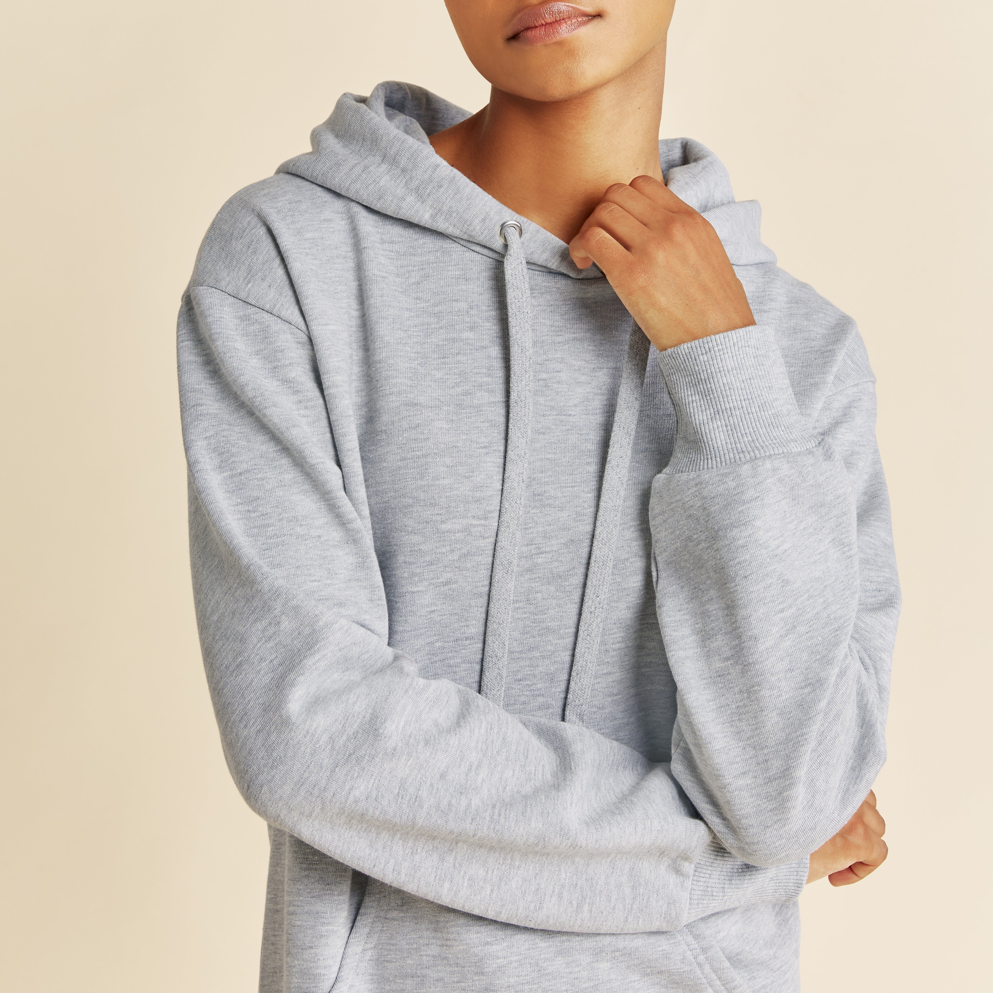 Re-Loved Grey Kangaroo Pocket Sweat Dress - Size 14