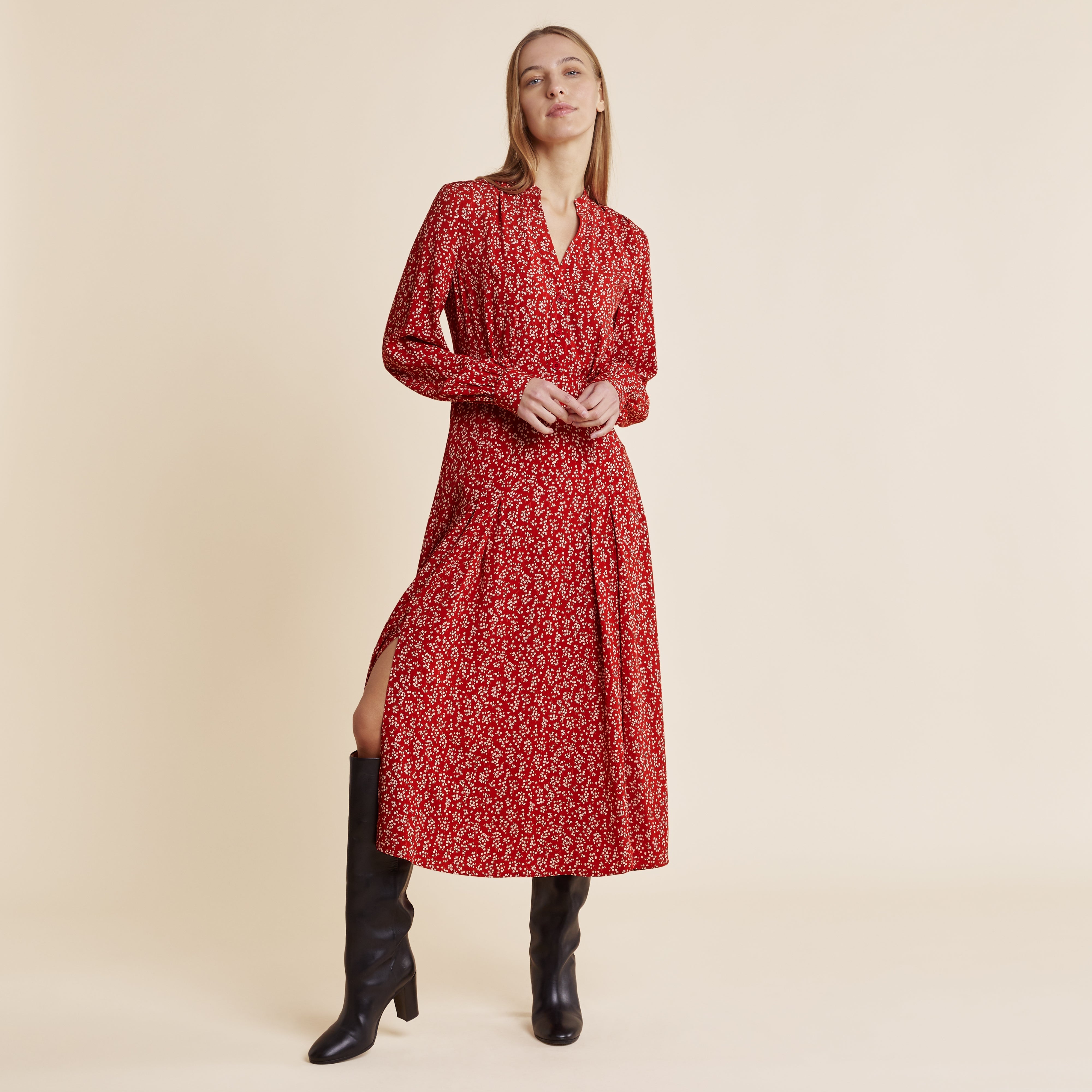 Re-Loved Mini Tulip Print Shirtdress - Size 10