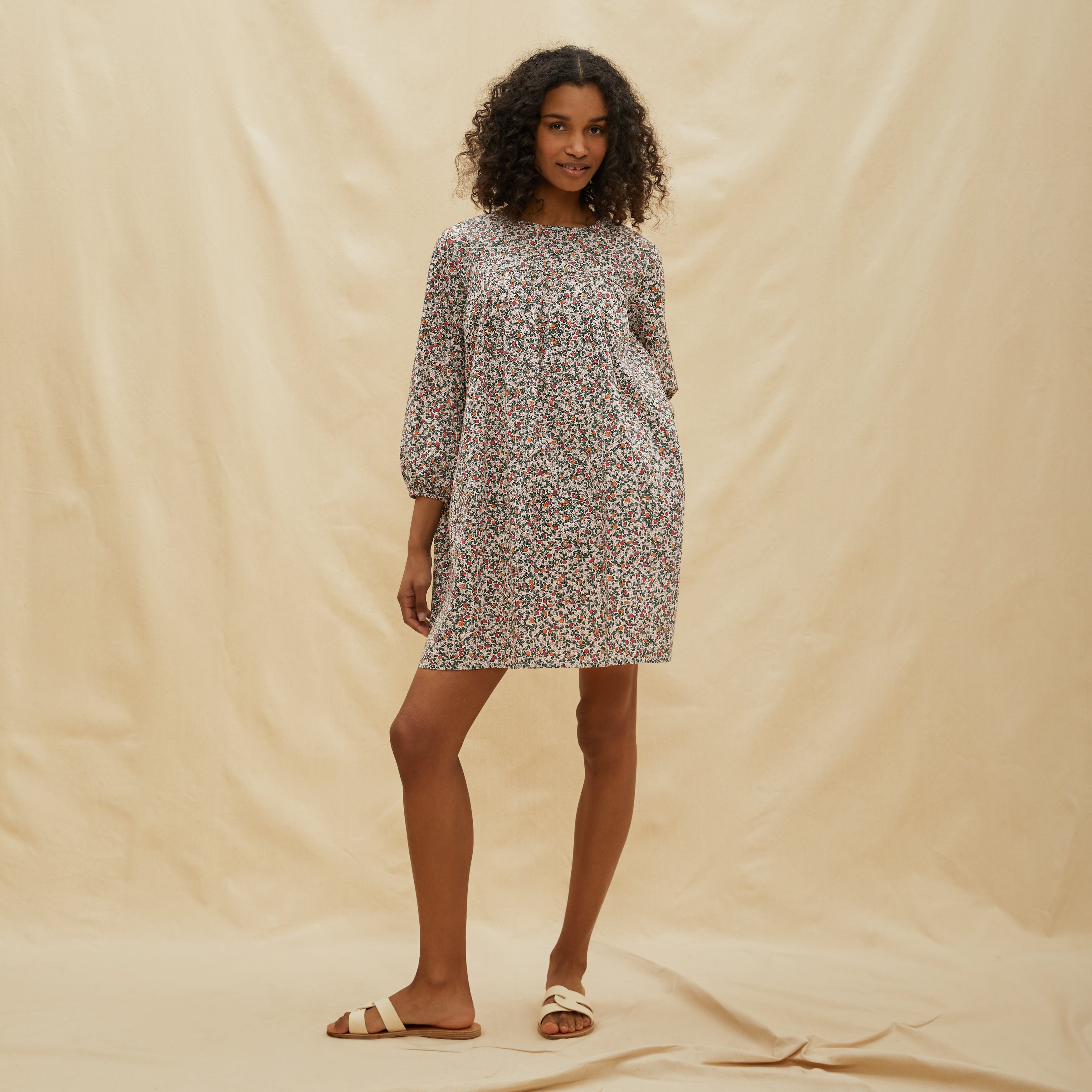 Re-Loved Belle Floral Short Dress - Size 10