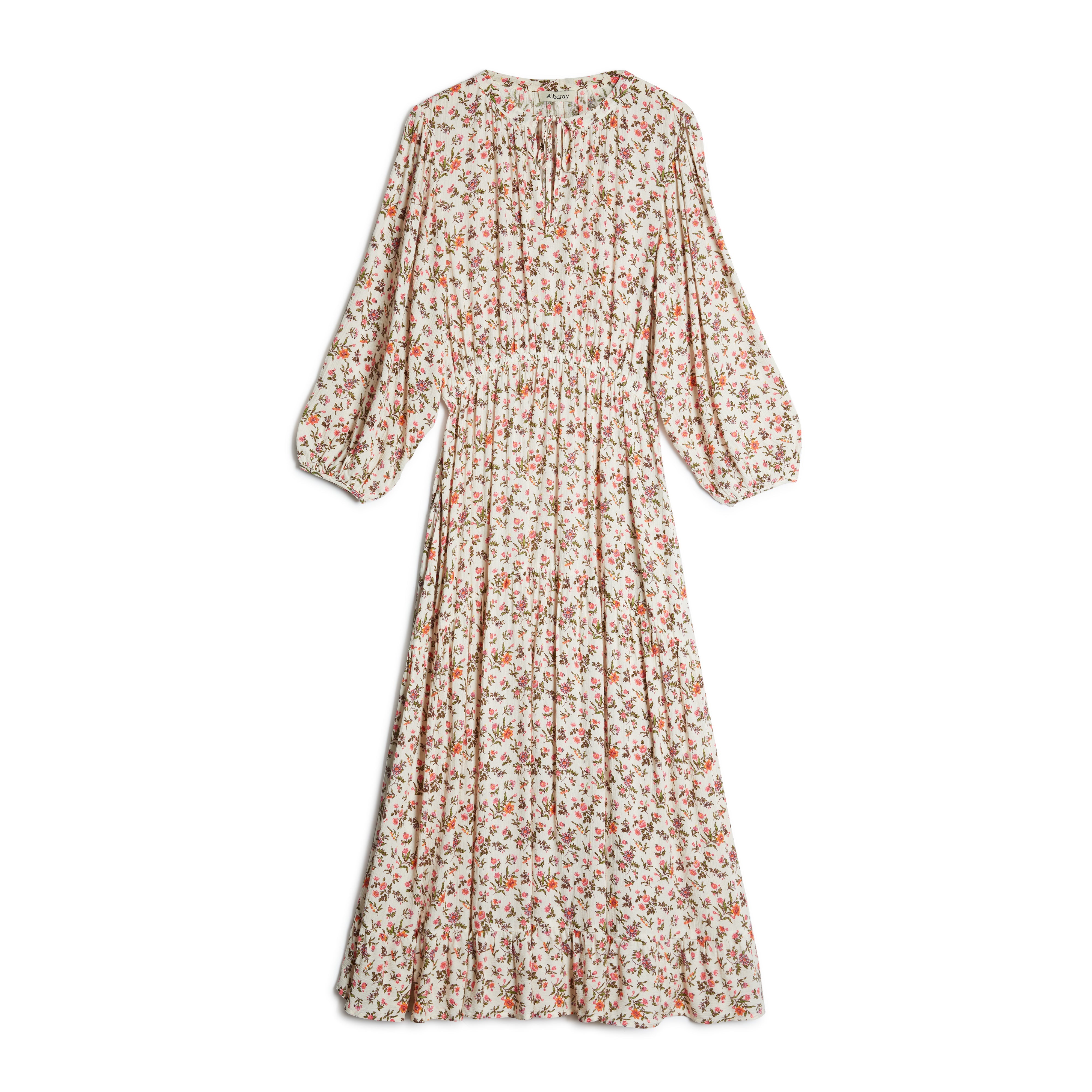 Re-Loved Prairie Floral Midi Dress - Size 14