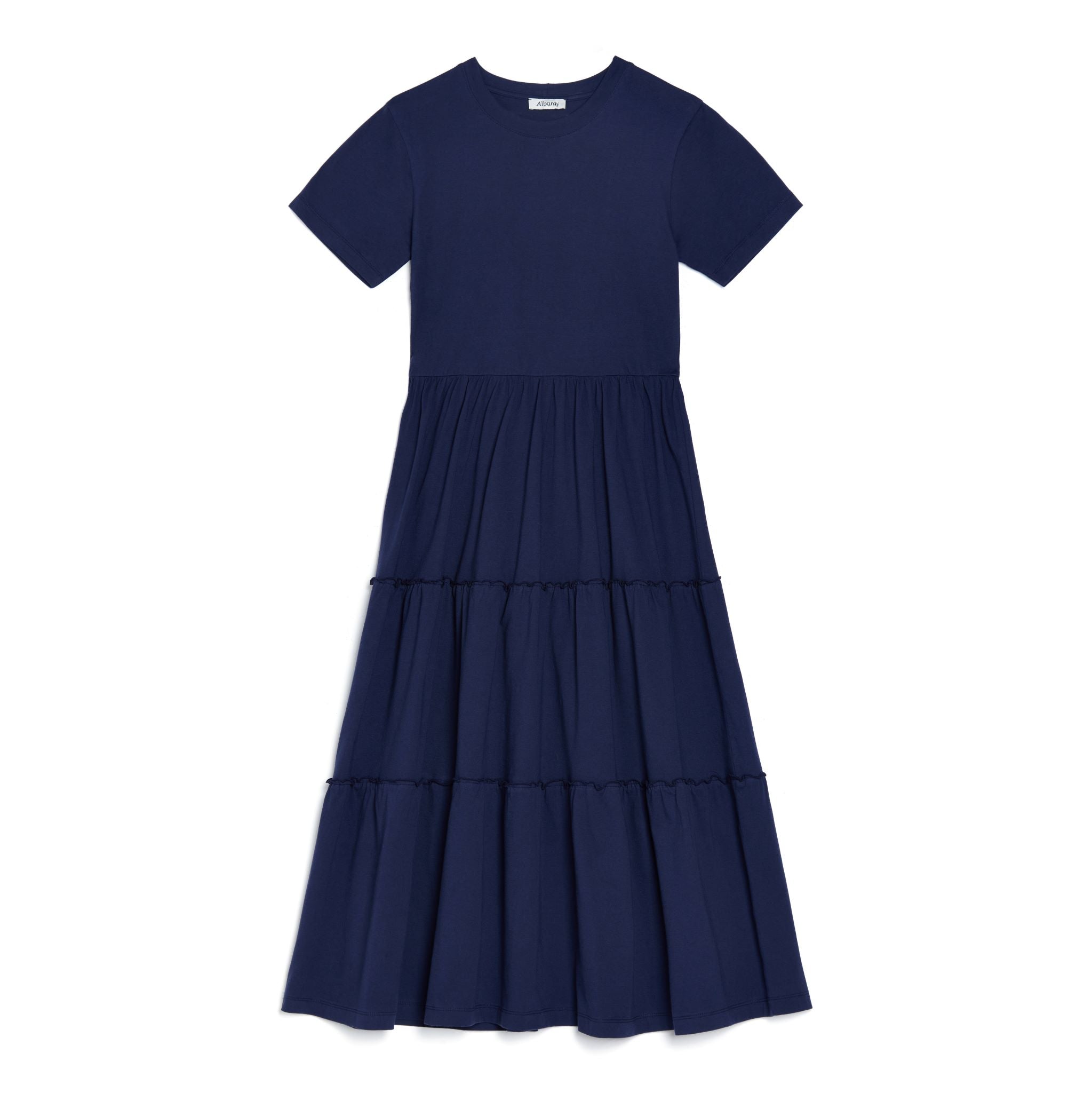 Re-Loved Tiered Jersey Dress - Size 18