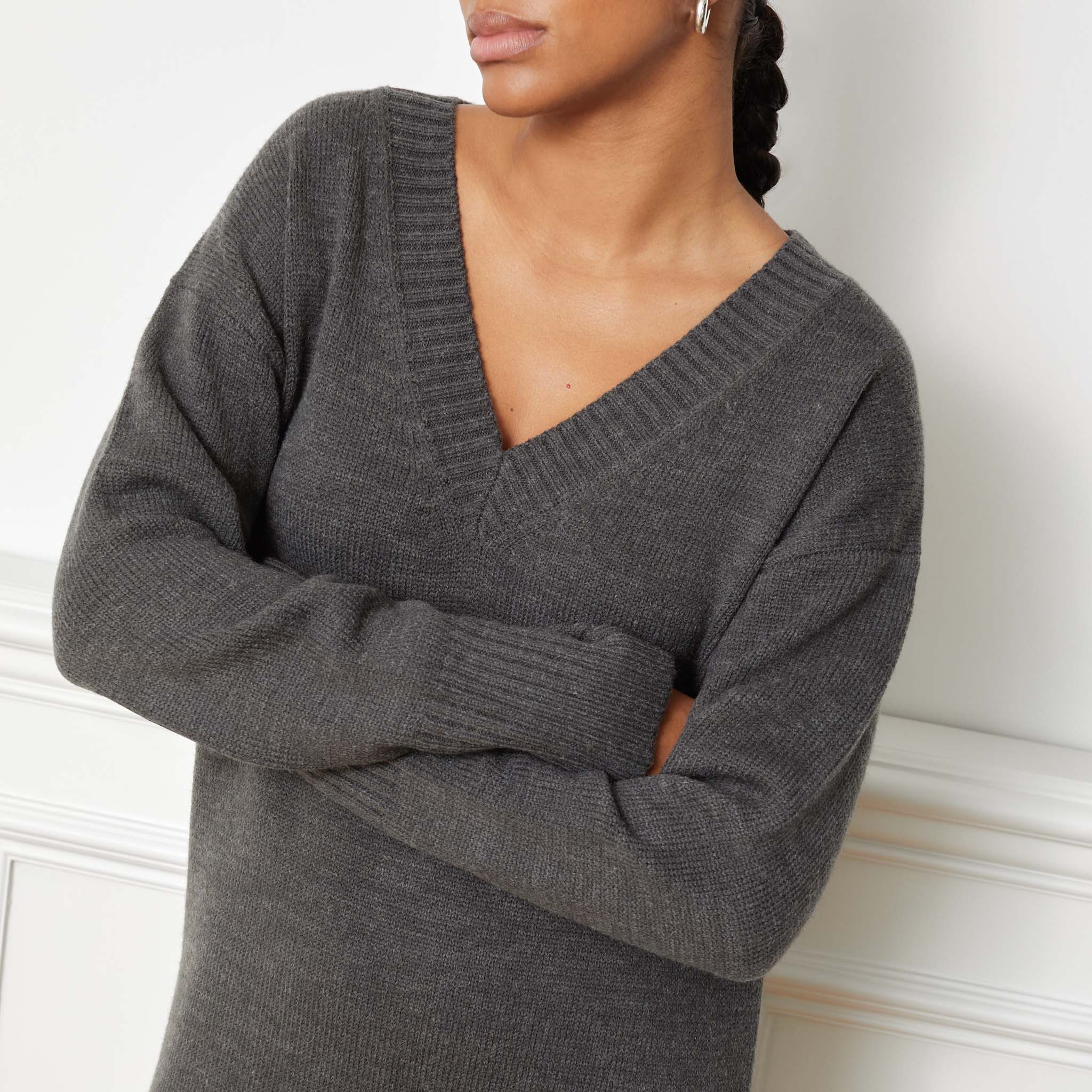 Knitted Column Midi Dress