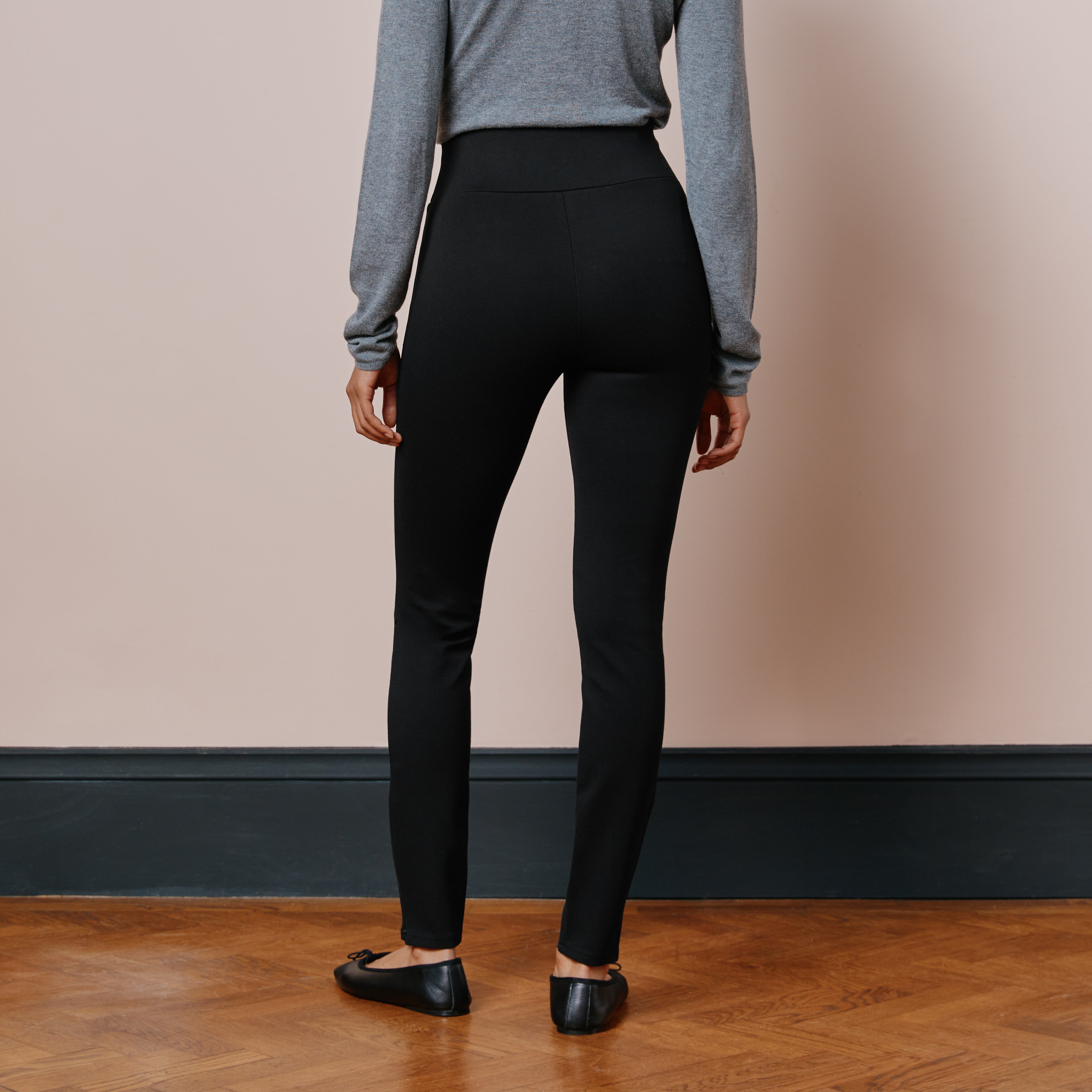 Ponte Zip Slim Trouser