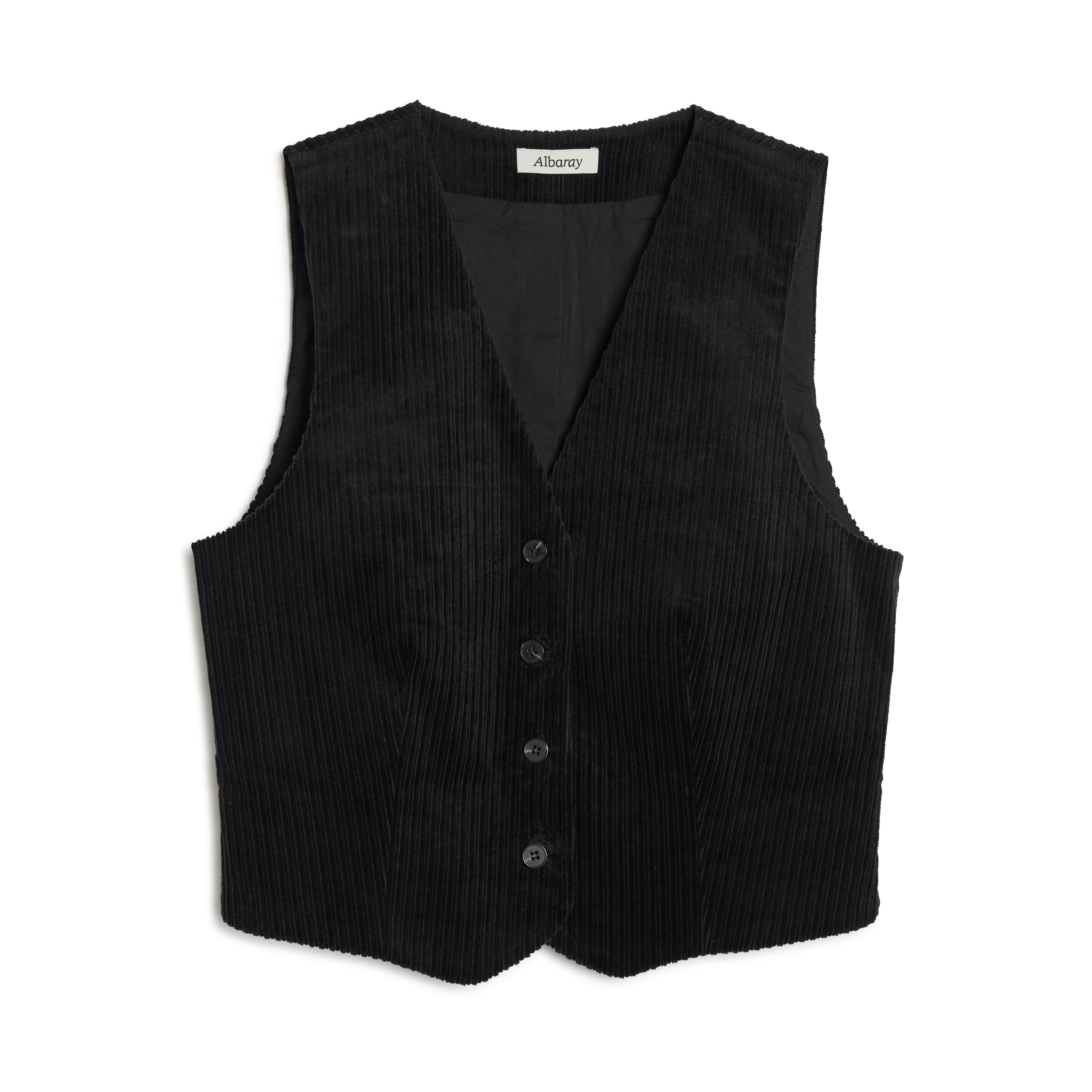Black Cord Waistcoat
