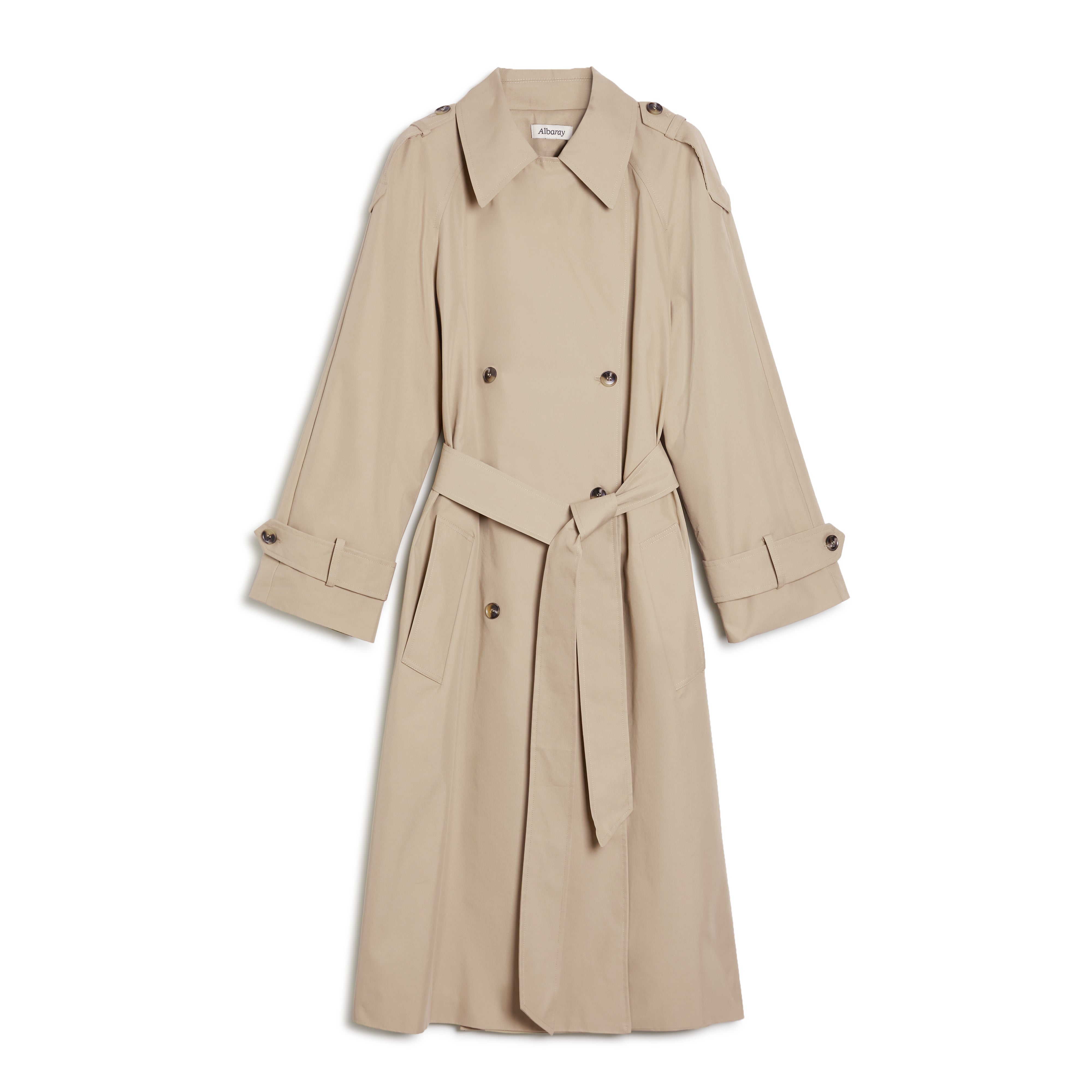 Re-Loved Belted Trench Coat - Size 12