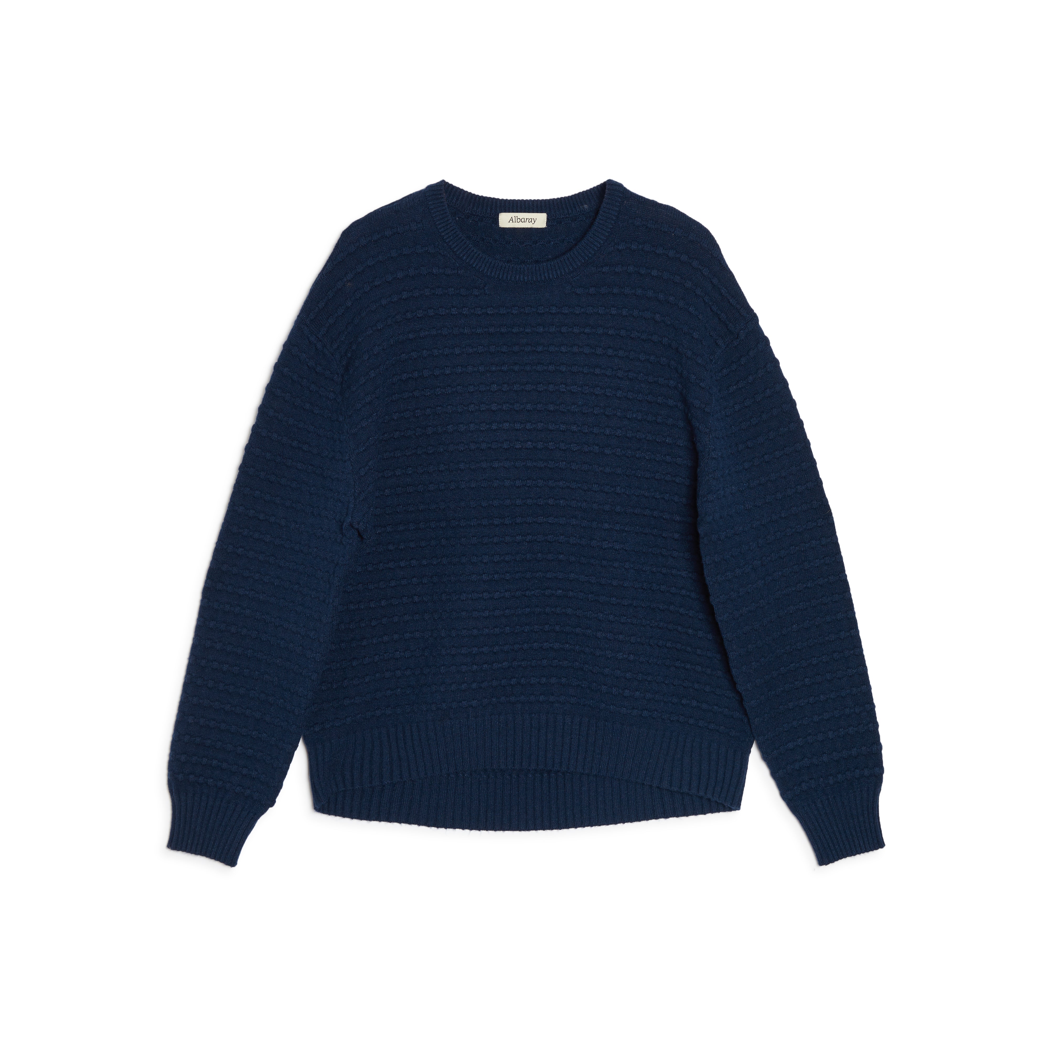 Re-Loved Navy Textured Jumper Size 10