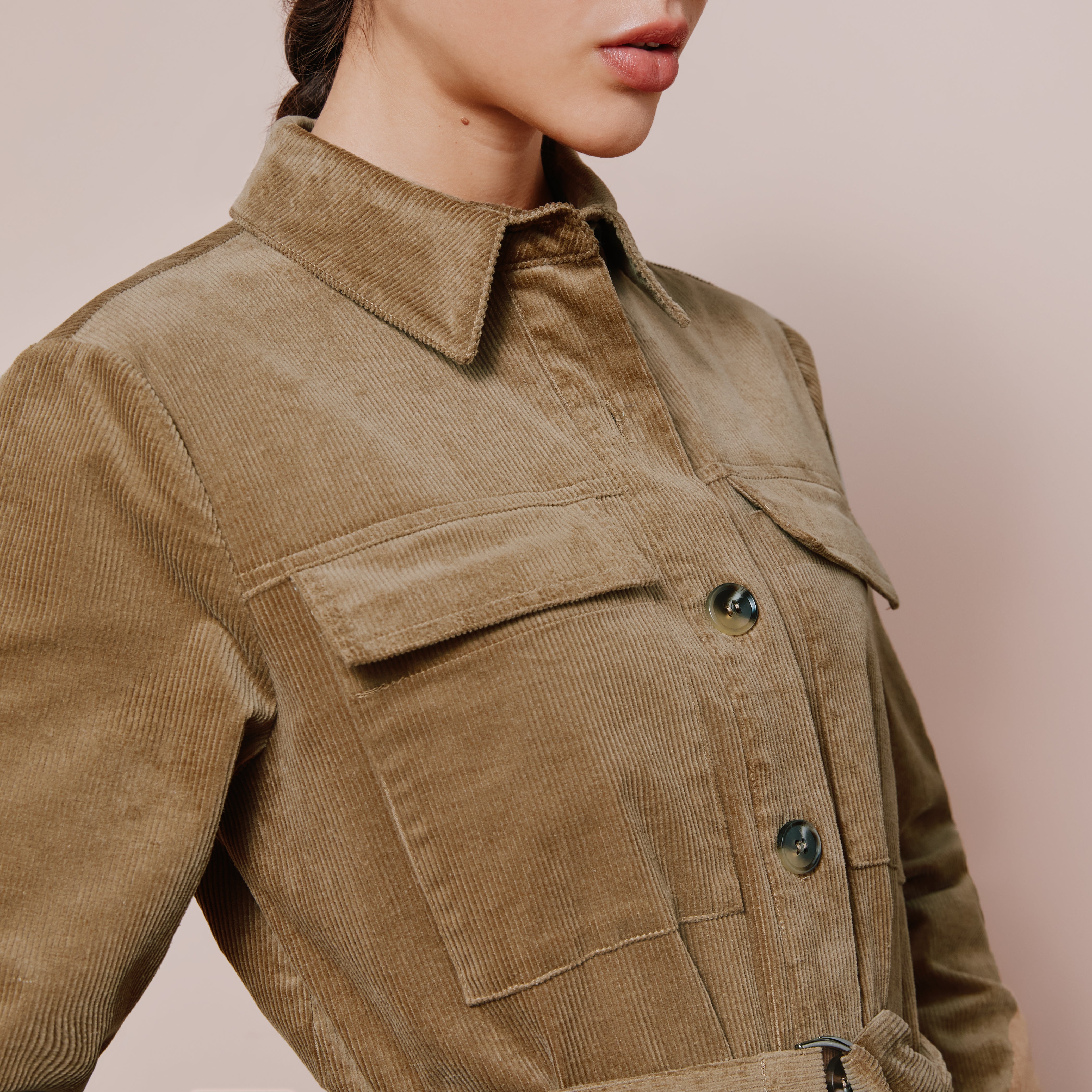 Cord Utility Jumpsuit