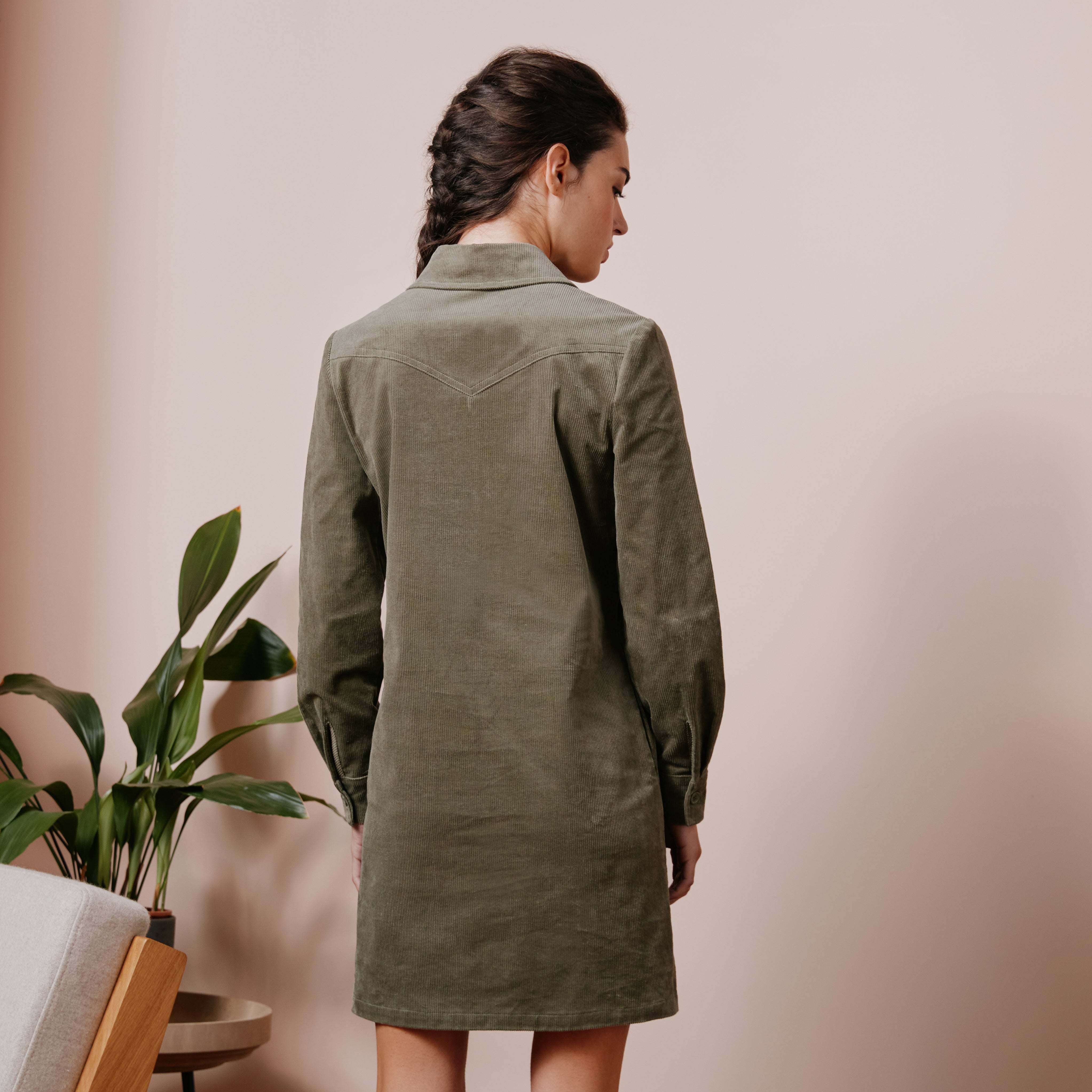 Cord Shirtdress