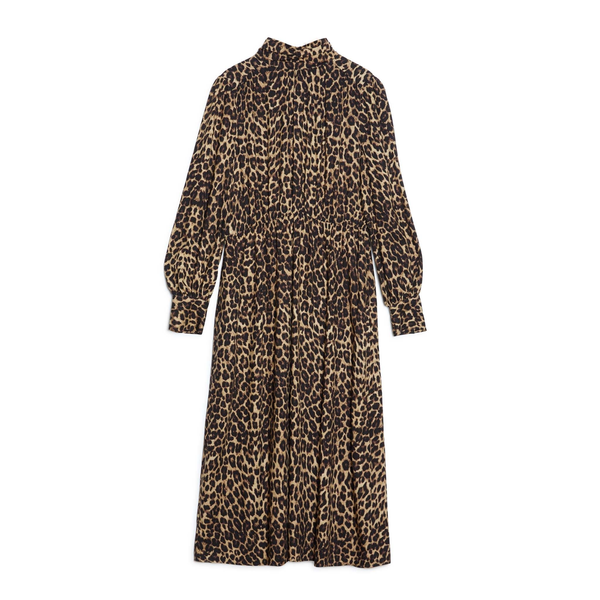 Re-Loved Animal Funnel Neck Dress - Size 10