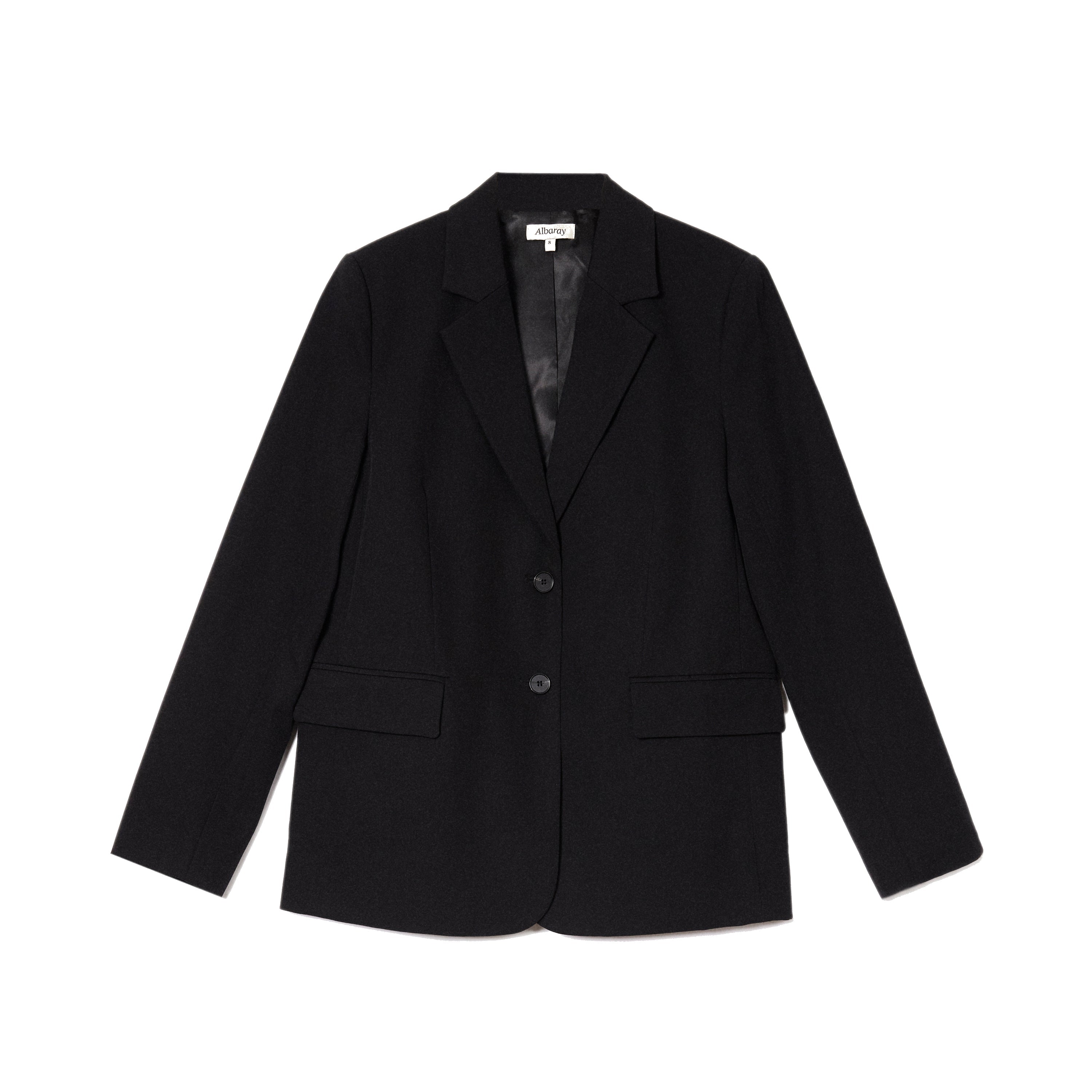 Re-Loved Black Tailored Jacket - Size 14