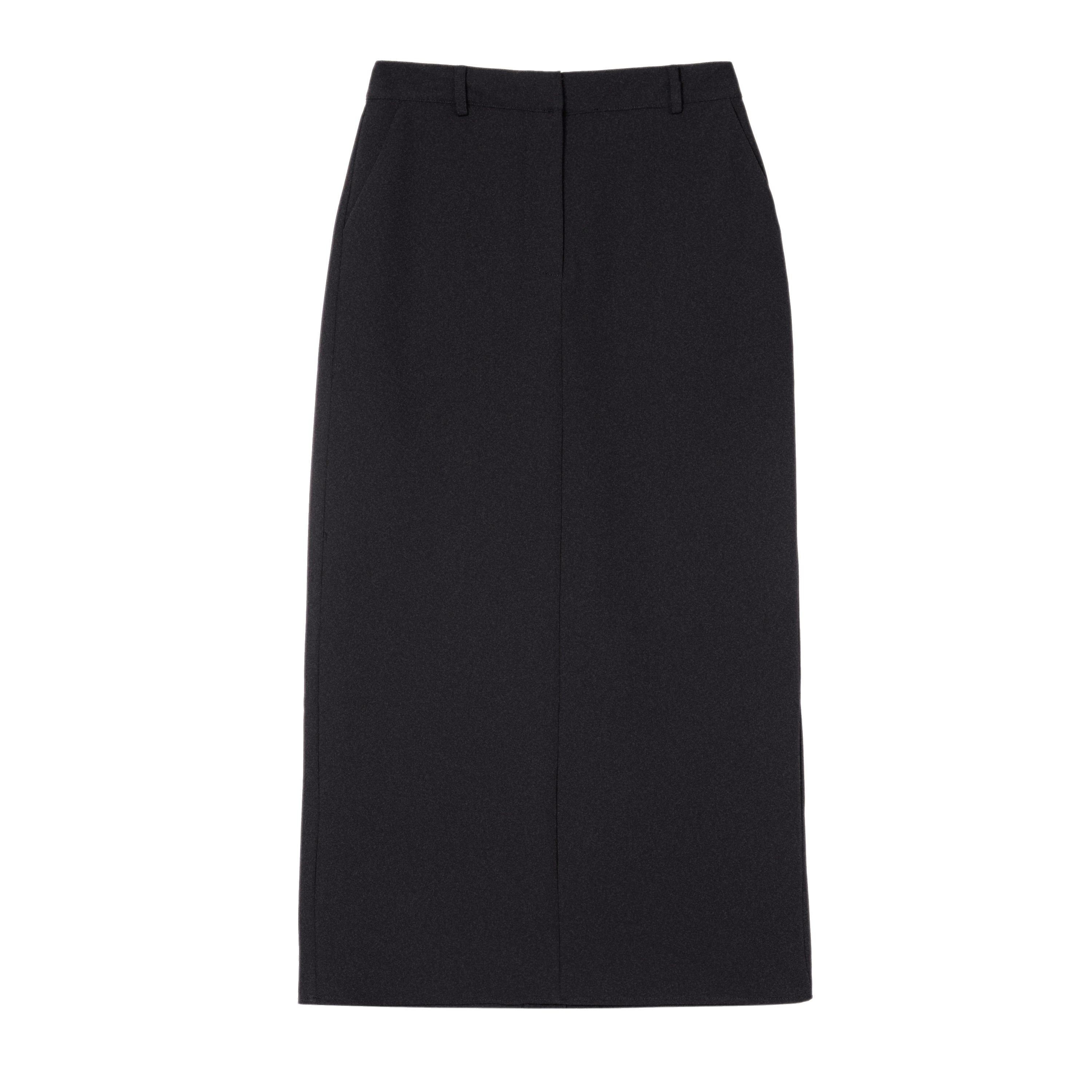 Re-Loved Black Tailored Maxi Skirt - Size 18