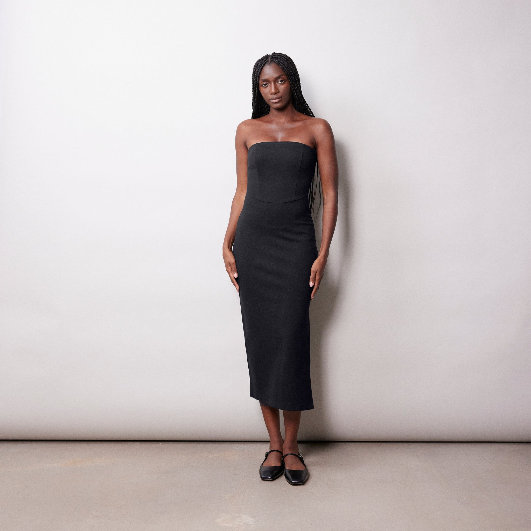 Black Bandeau Dress | Sustainable Womenswear