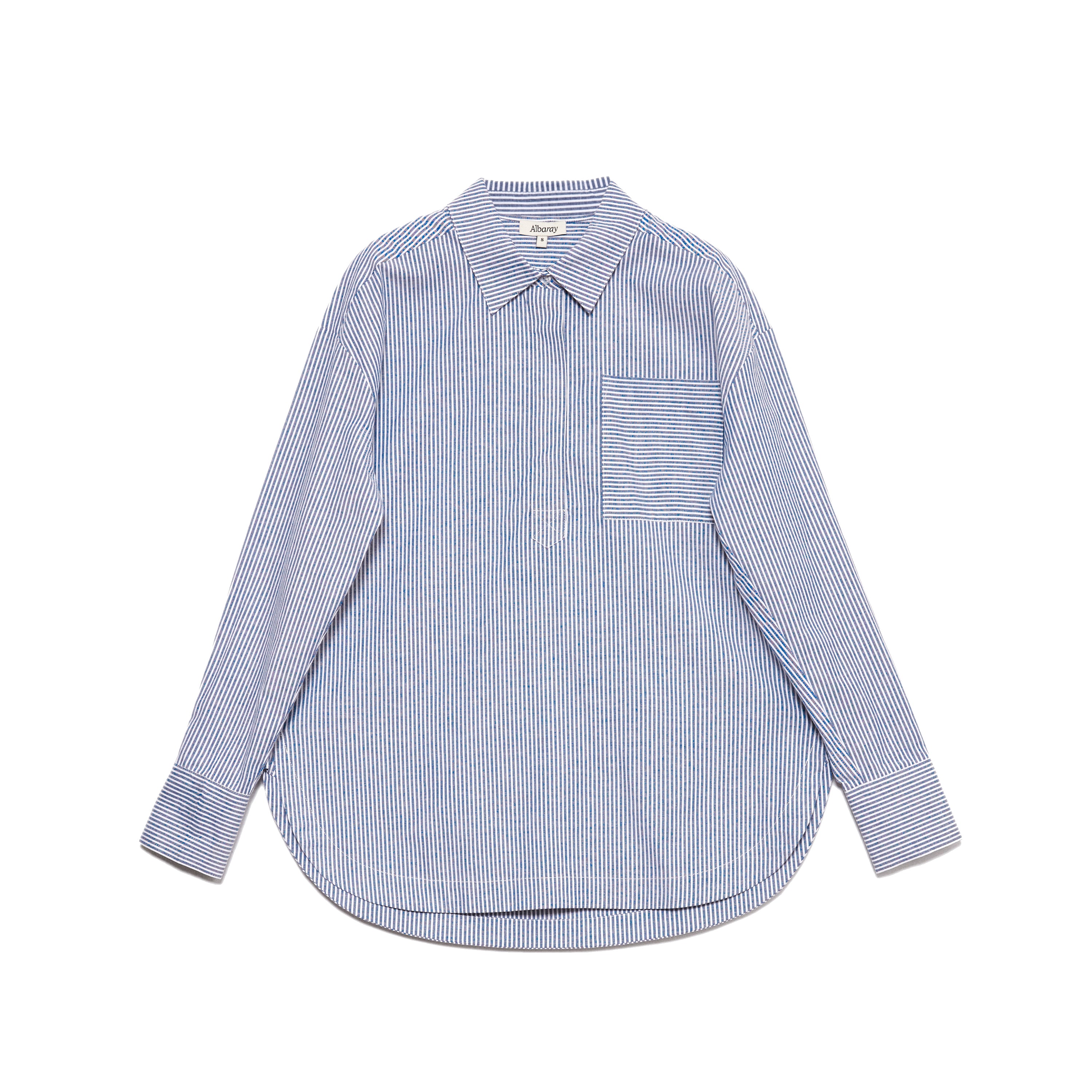 Re-Loved Ticking Stripe Shirt - Size 10