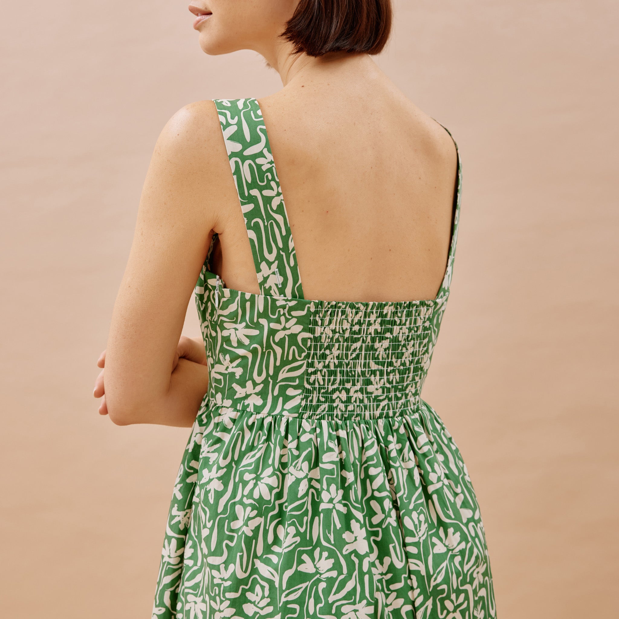 Brushstroke Apron Sundress