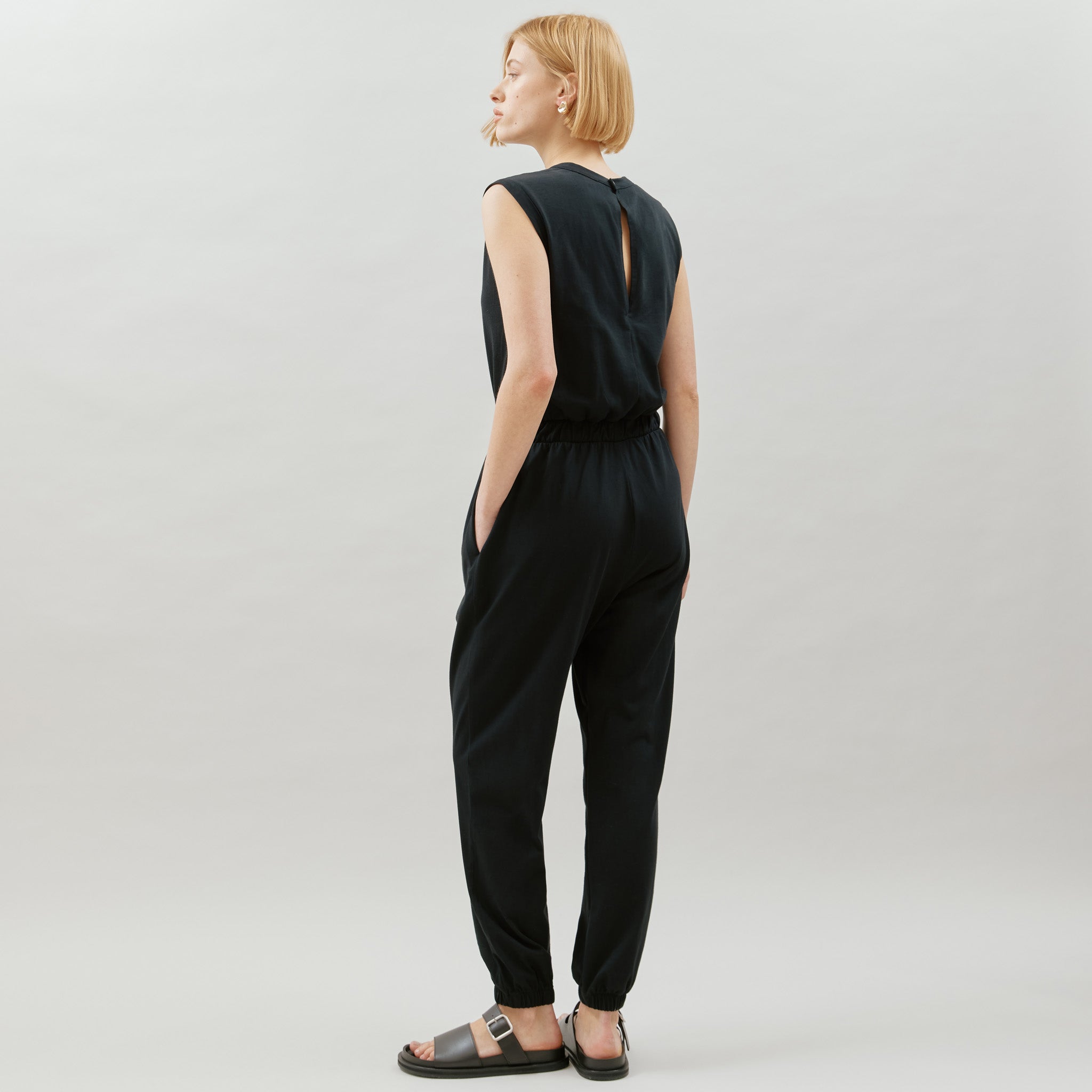 Black Tank Jumpsuit