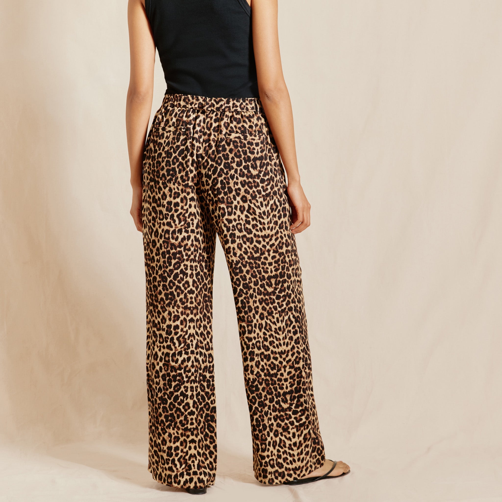Re-Loved Animal Print Trousers - Size 12