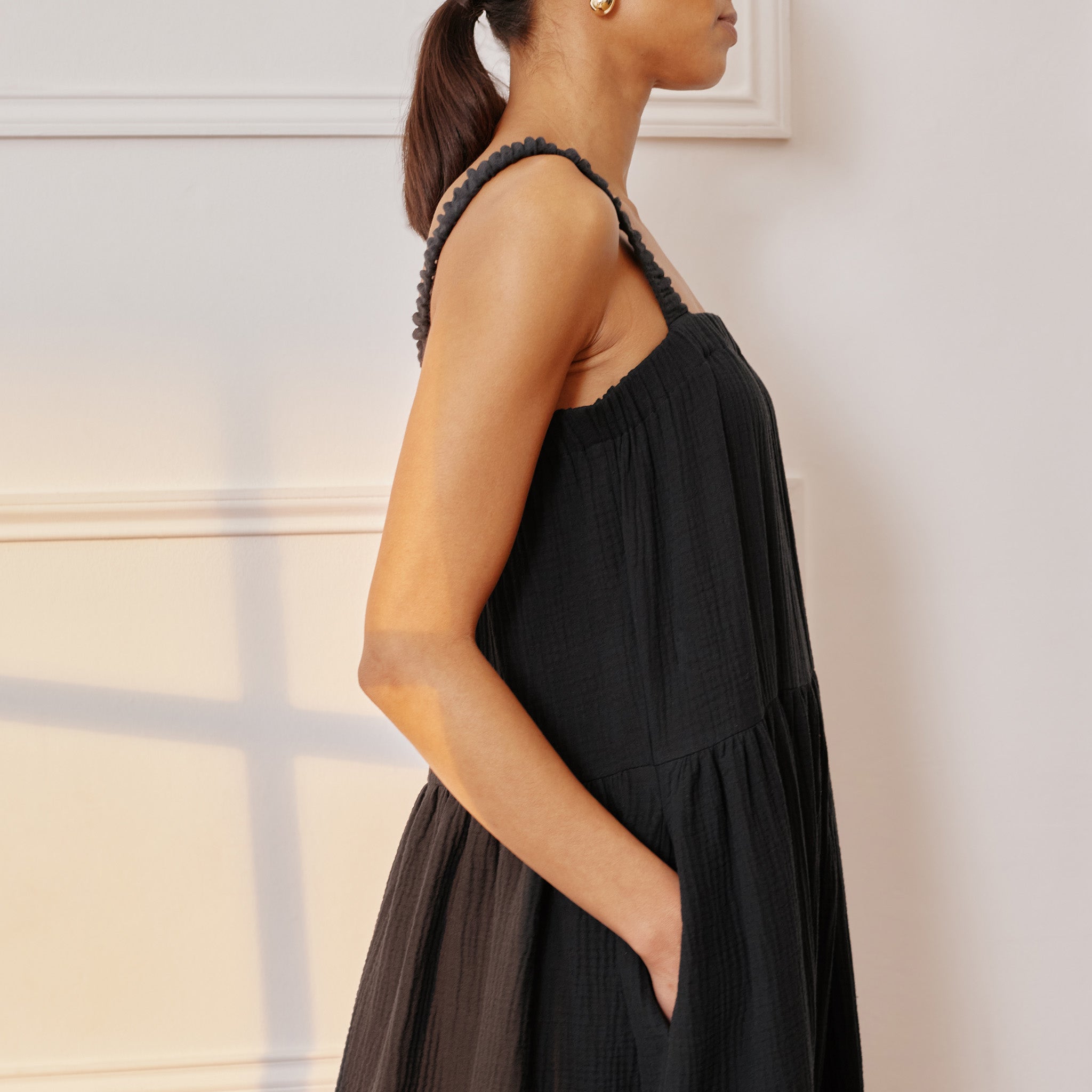 Re-Loved Cheesecloth Maxi Dress - Size 10