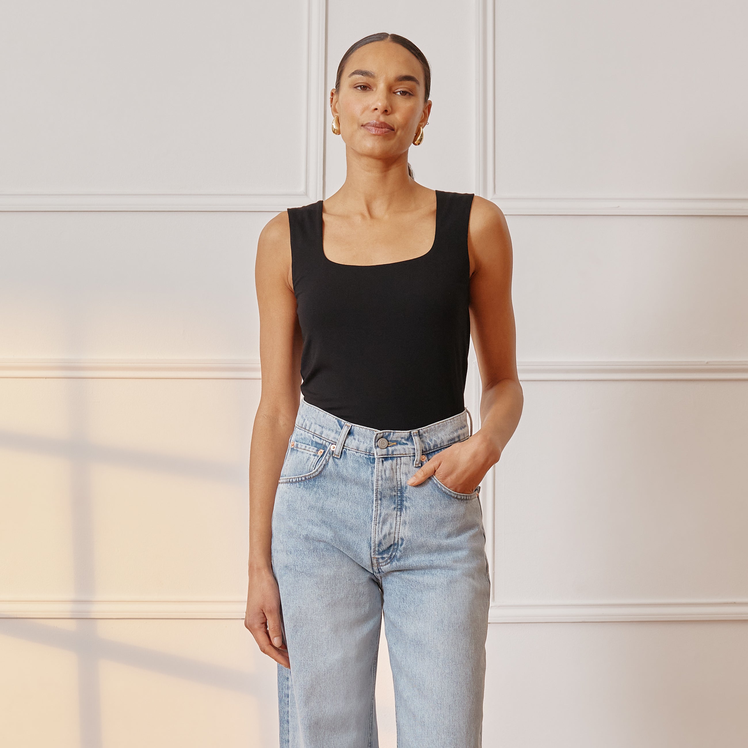 Re-Loved Square Neck Vest - Size 14