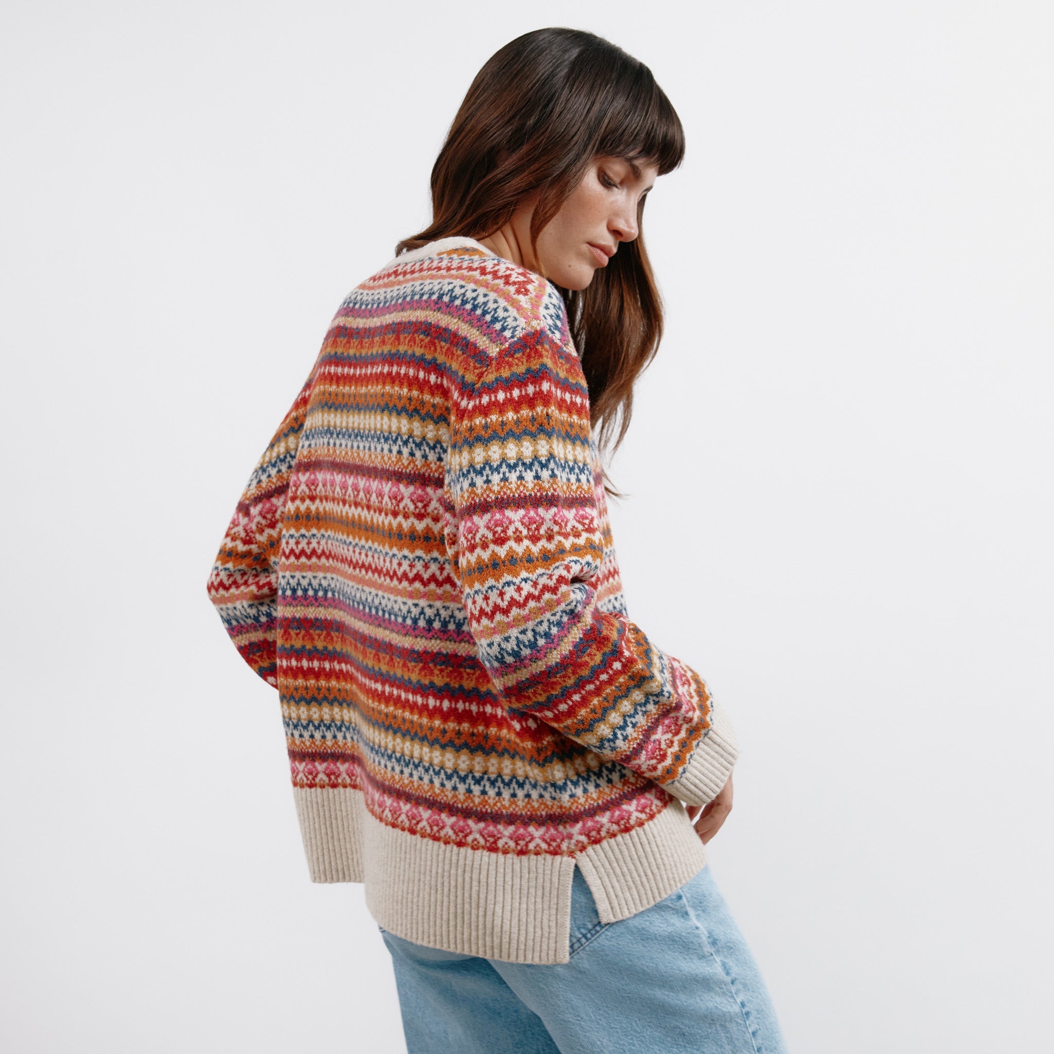 Re-Loved Fair Isle Jumper - Size 16