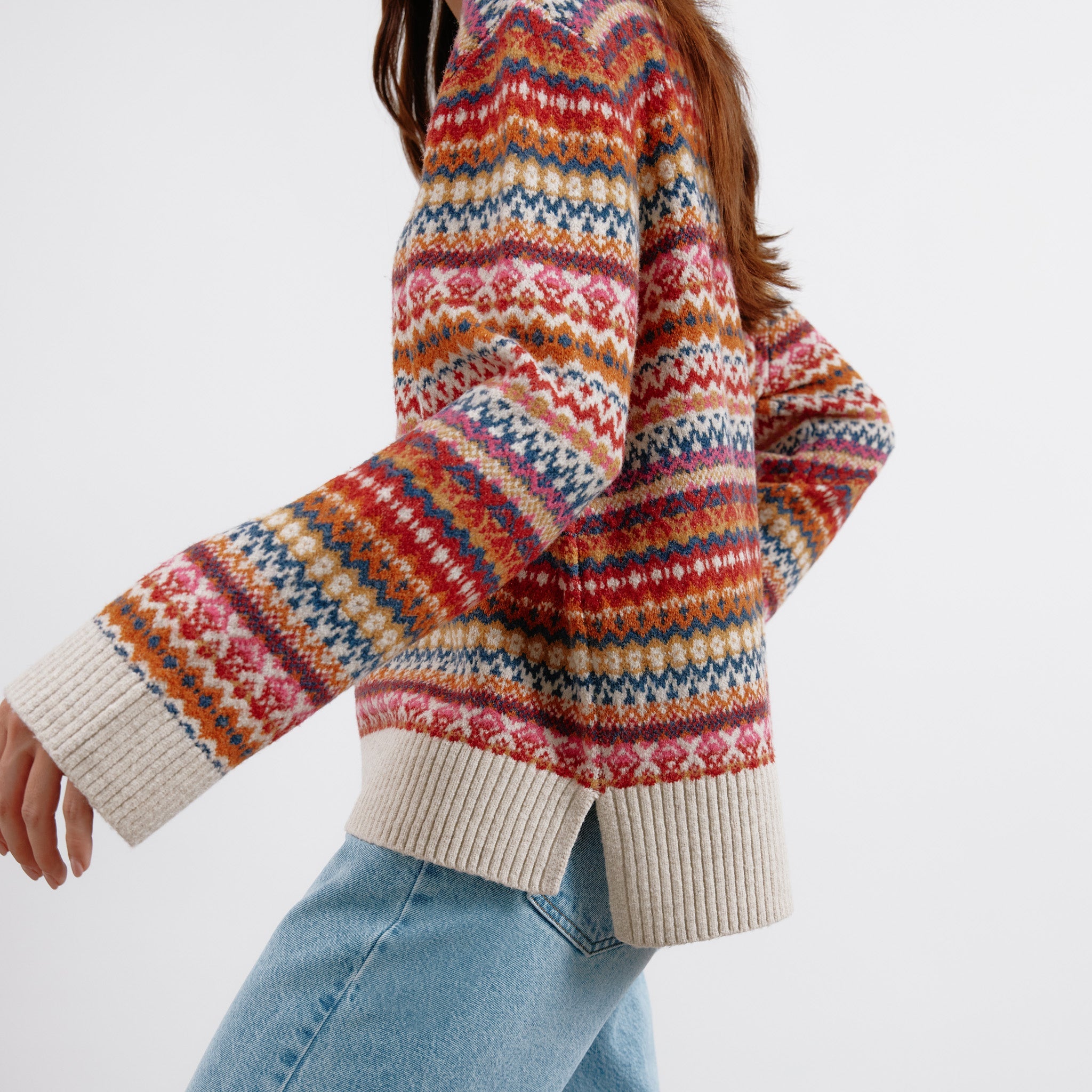 Re-Loved Fair Isle Jumper - Size 16