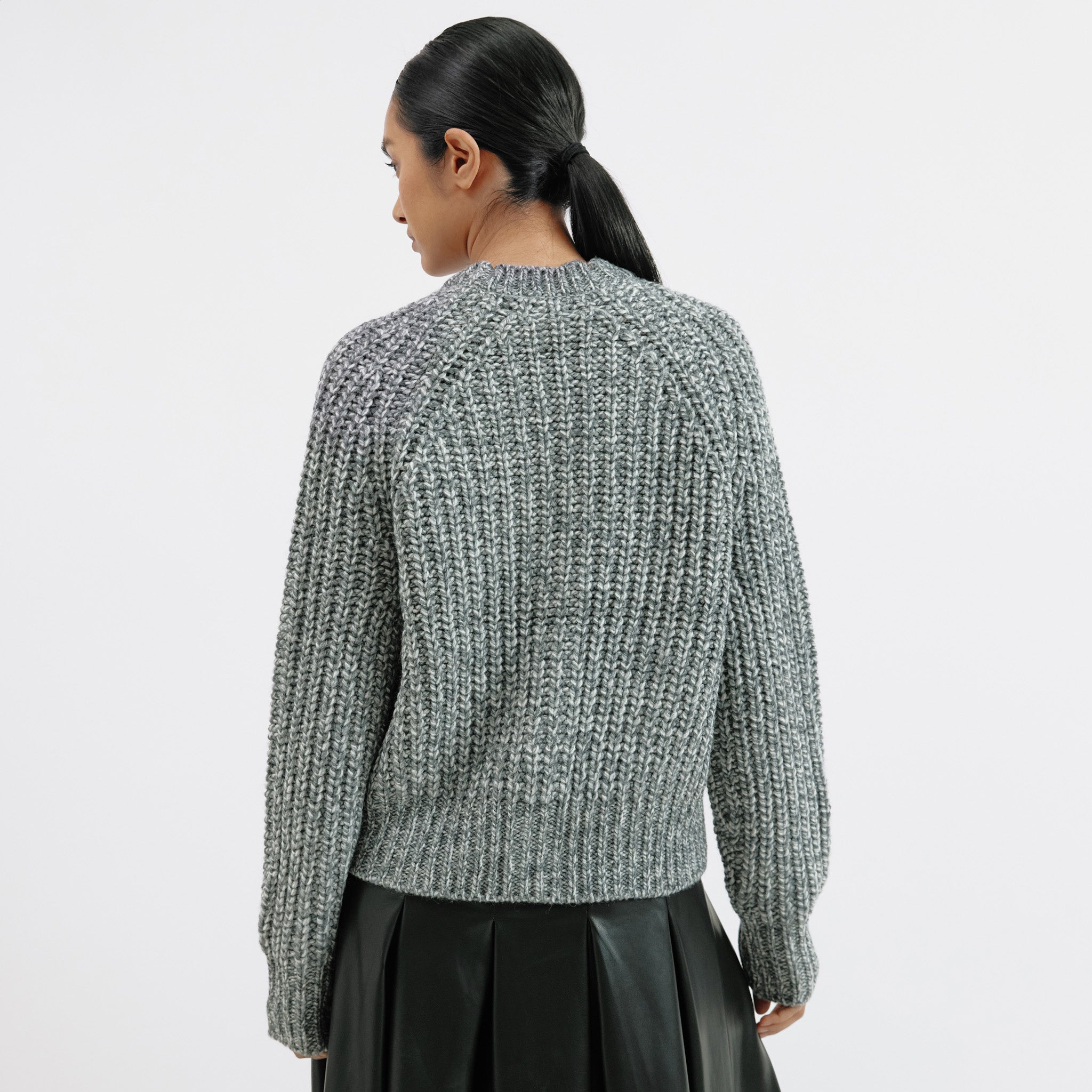 Re-Loved Chunky Rib Cardigan - Size 12