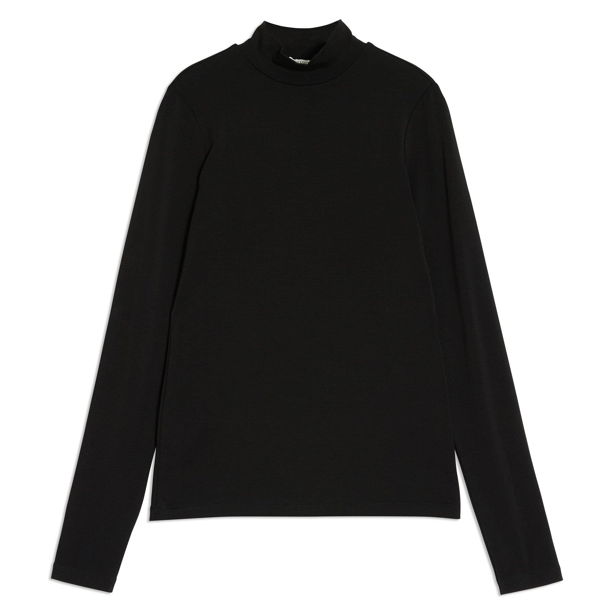 Re-Loved Black Jersey Turtle Neck - Size 10