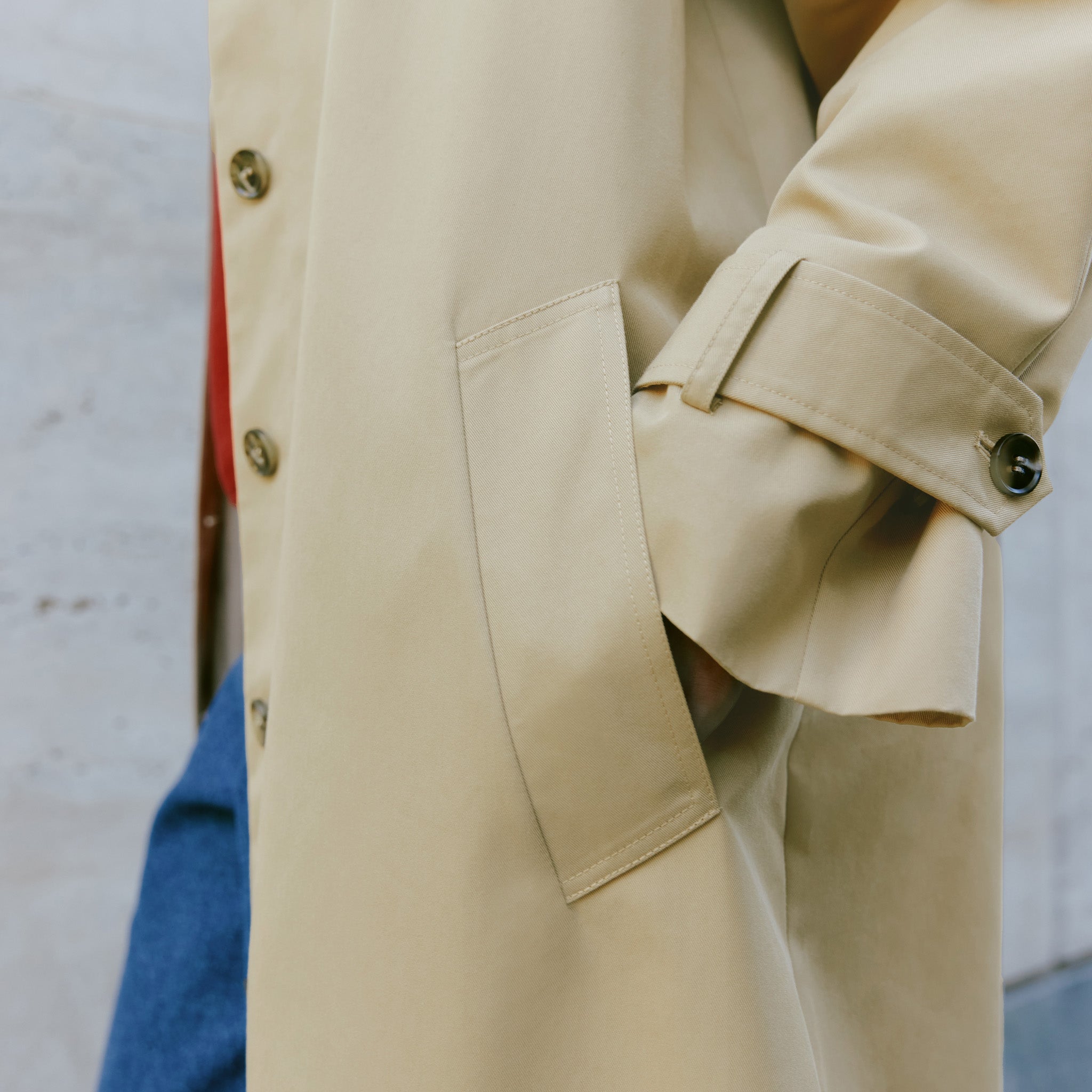 Re-Loved Single Breasted Trench Coat - Size 8