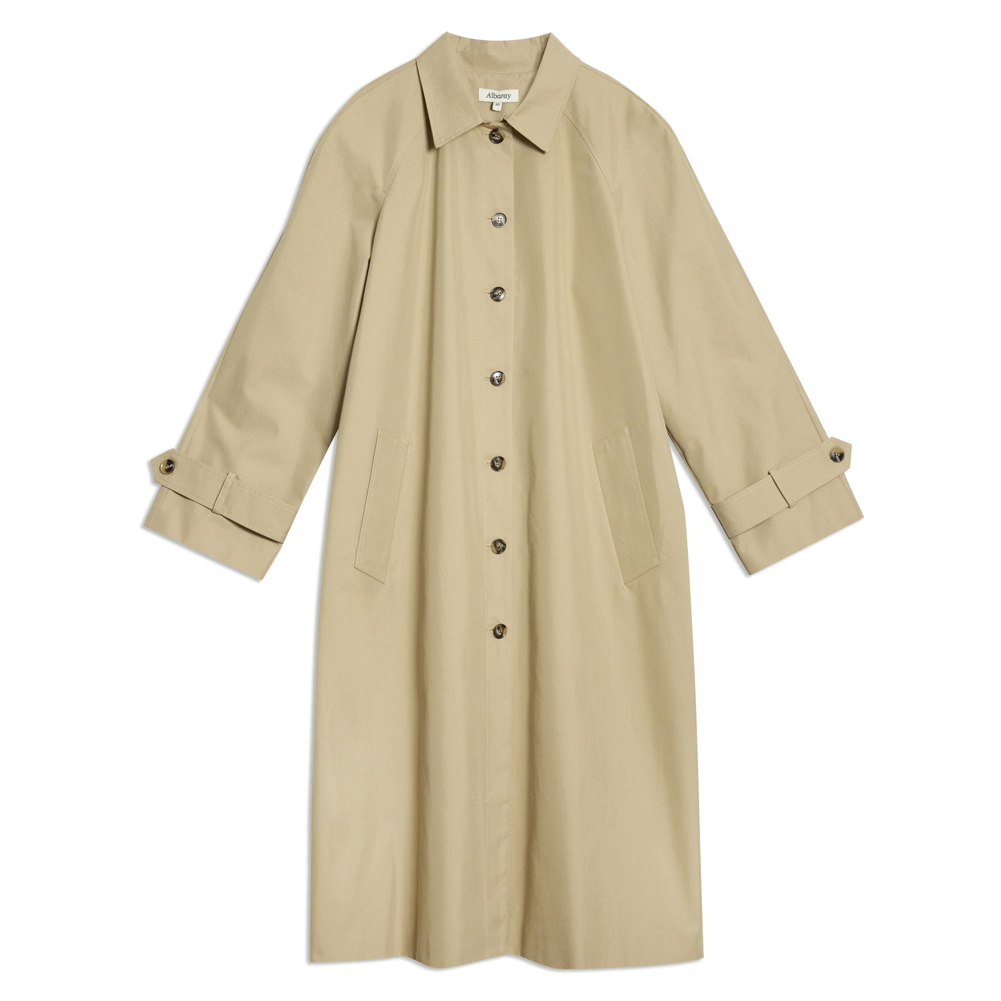 Re-Loved Single Breasted Trench Coat - Size 8