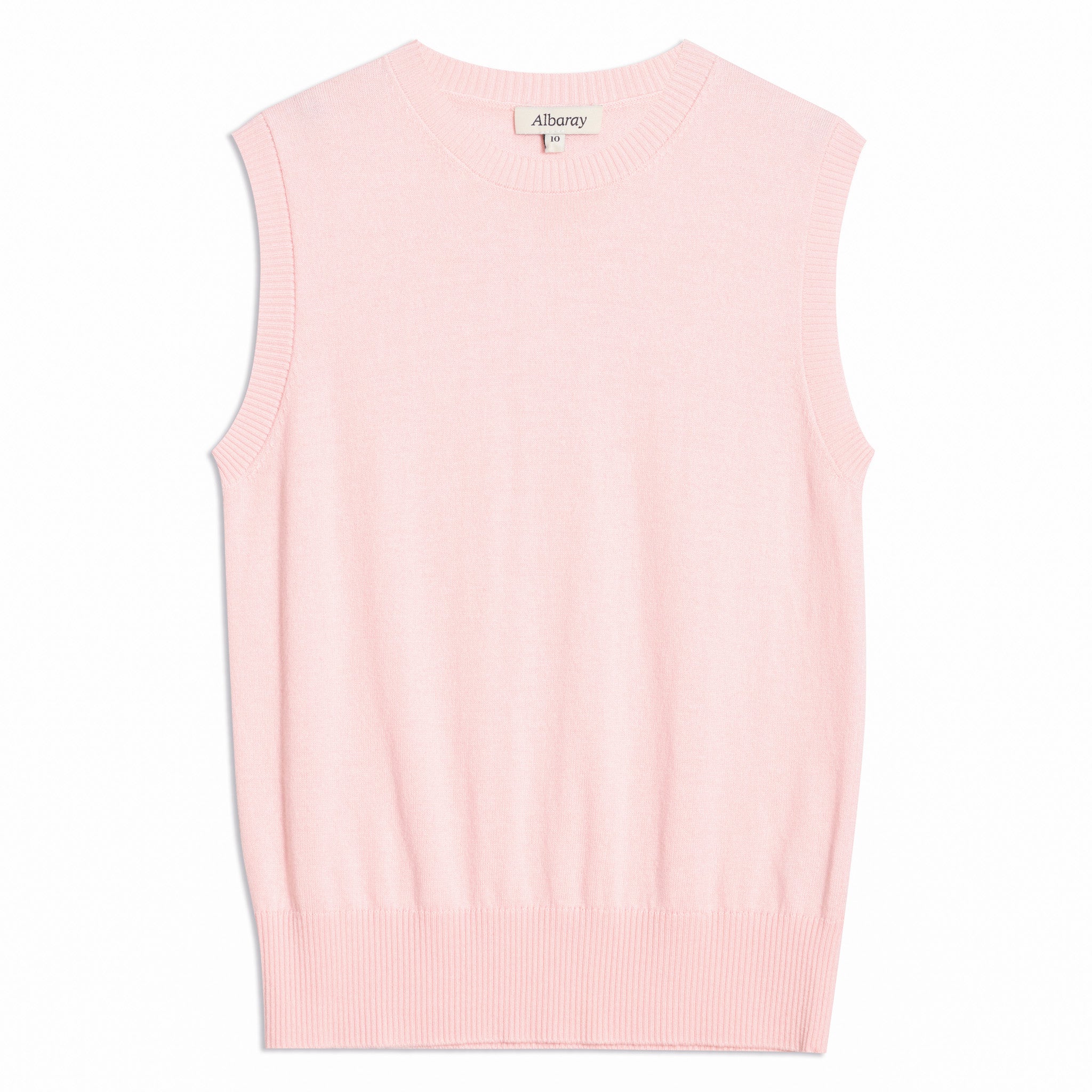 Re-Loved Pink Cashmere Blend Tank Size 10