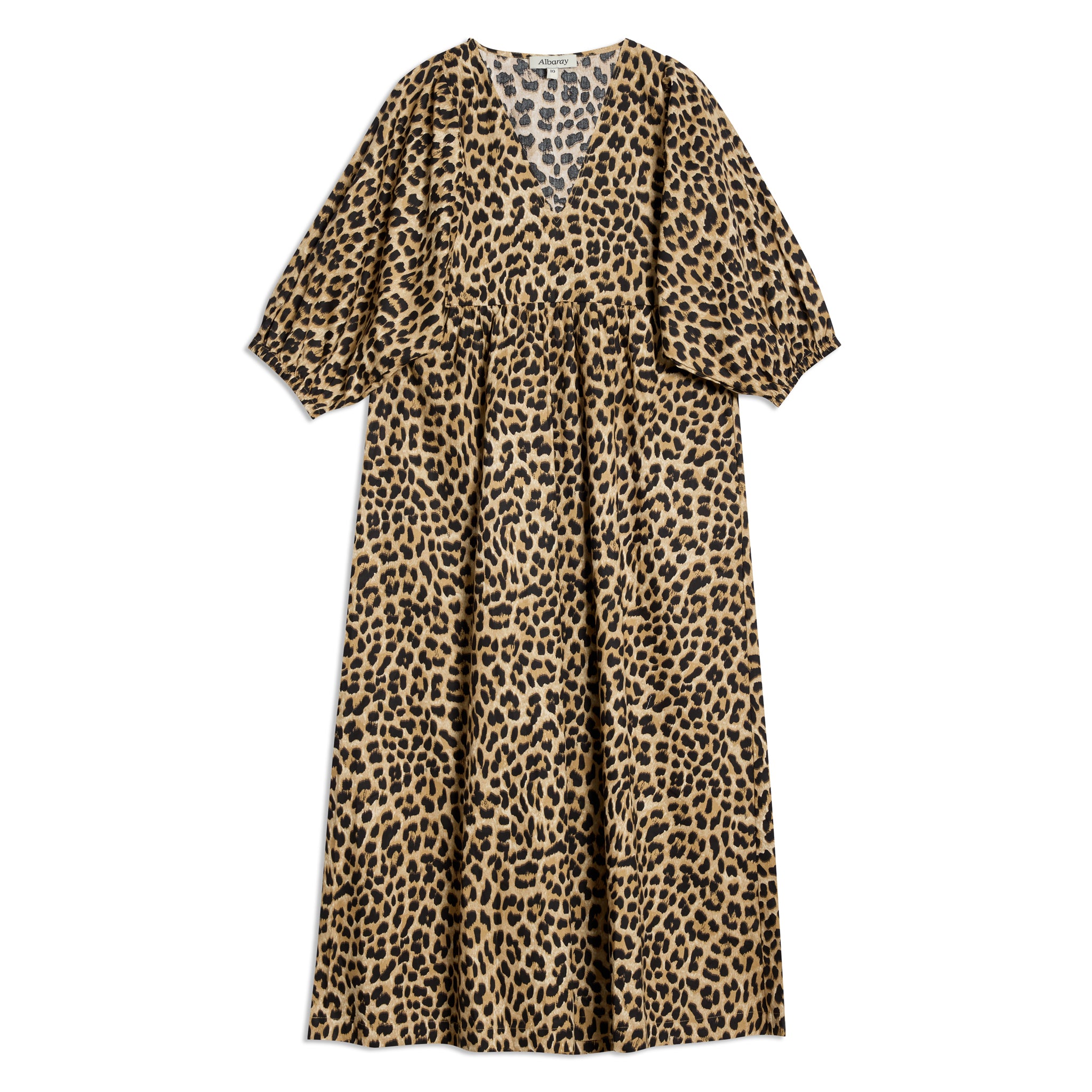 Iconic Animal V Neck Dress