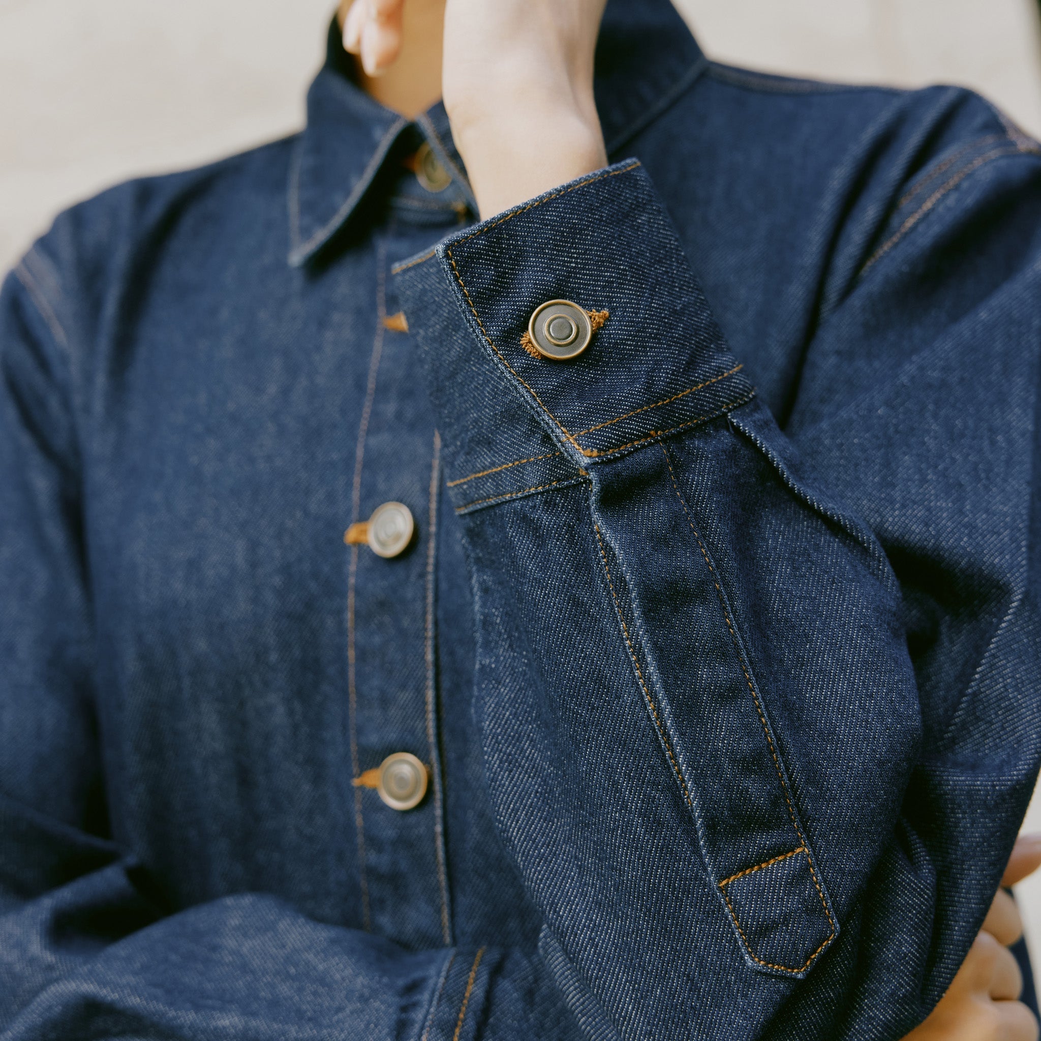Re-Loved Denim Pleated Shirt Dress - Size 12