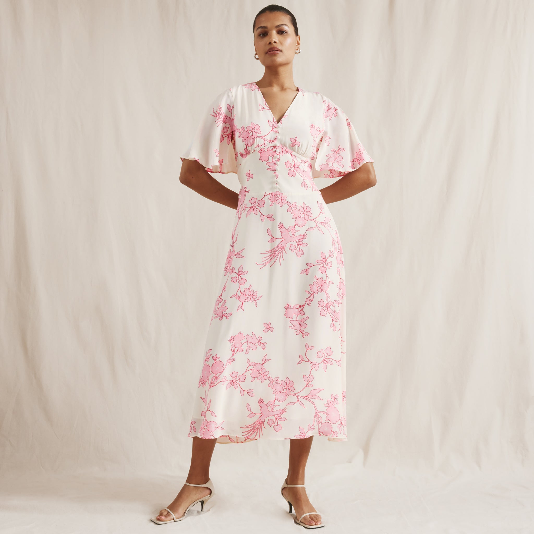 Re-Loved Kimono Floral Dress - Size 8