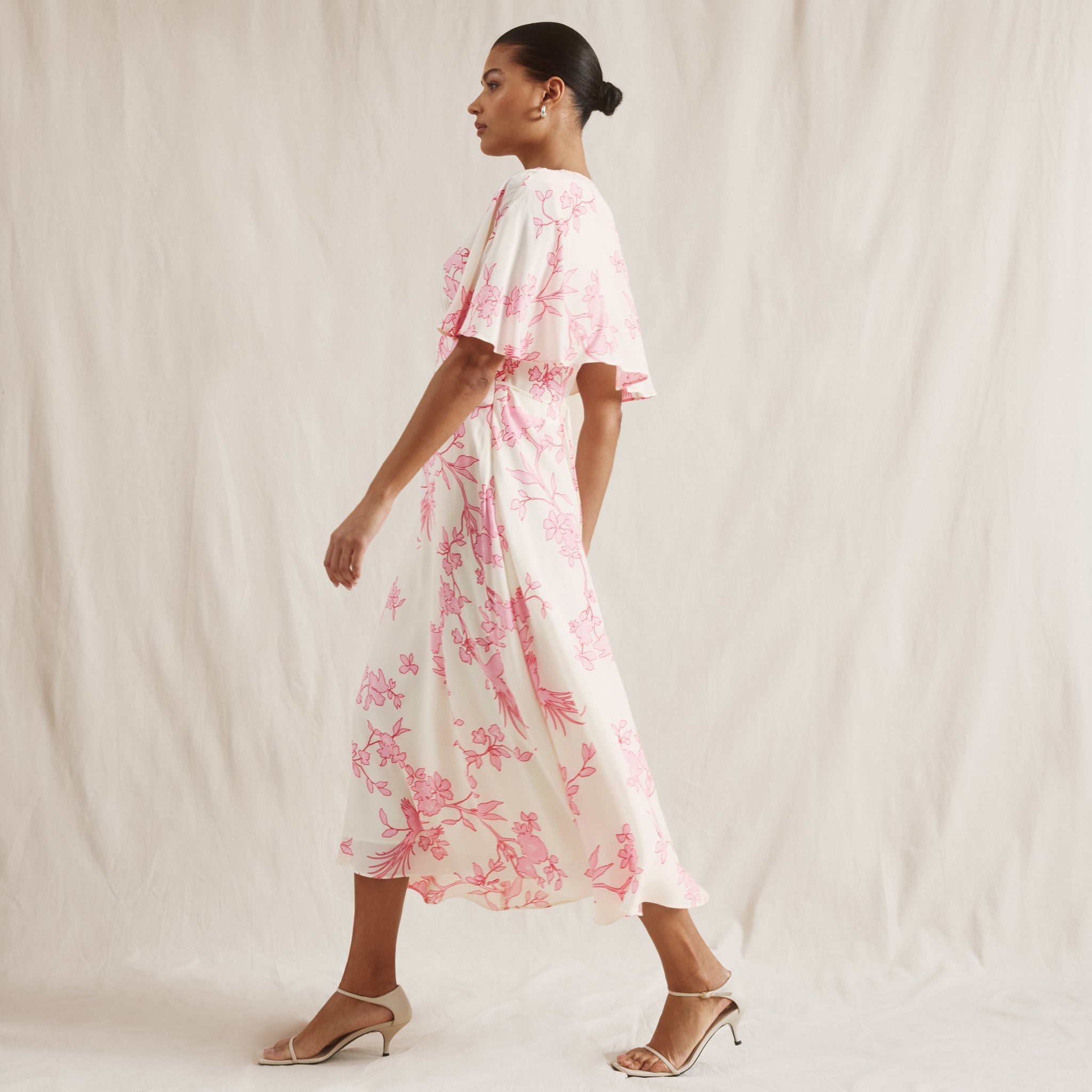 Re-Loved Kimono Floral Dress - Size 8