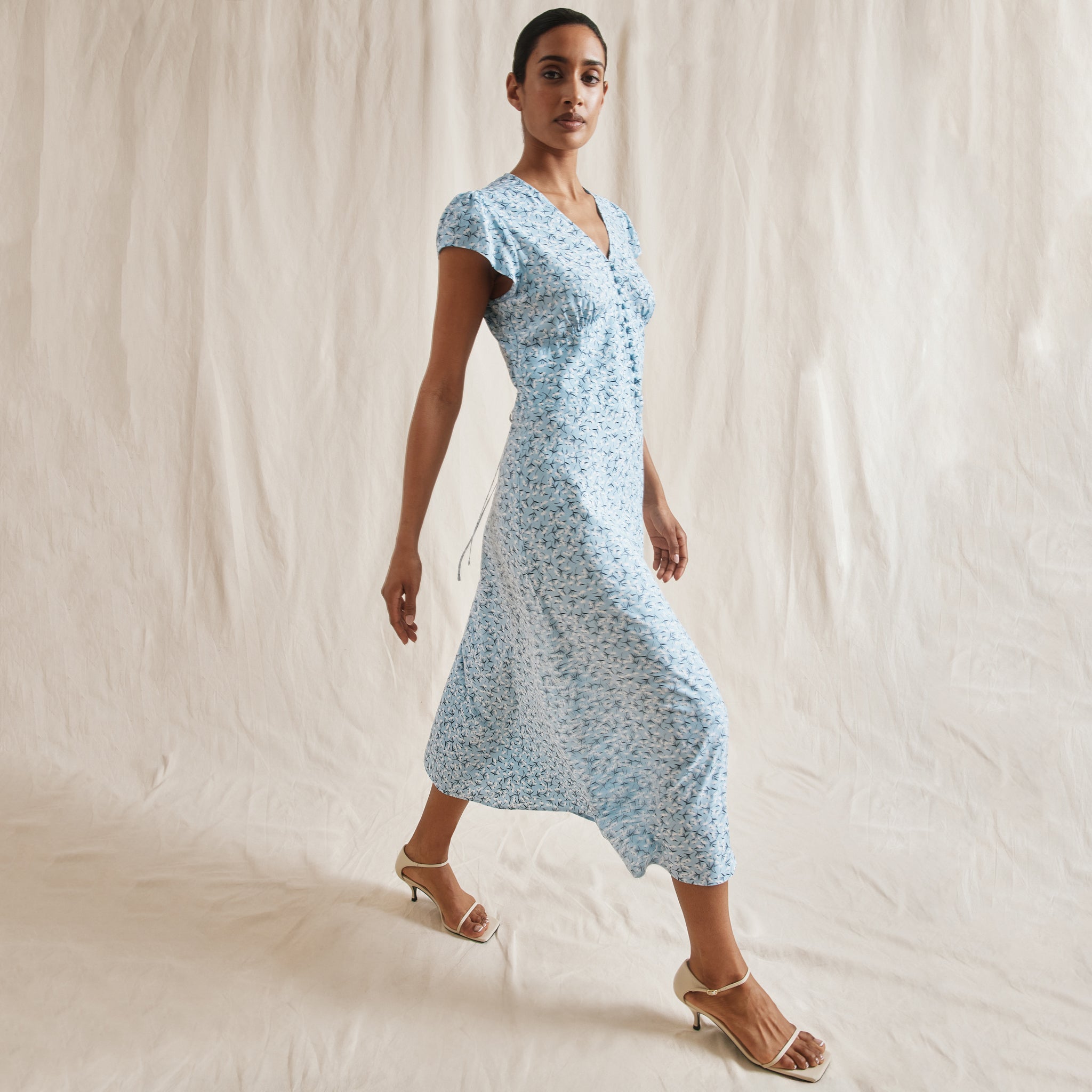 Re-Loved Blue Jasmin Dress - Size 10