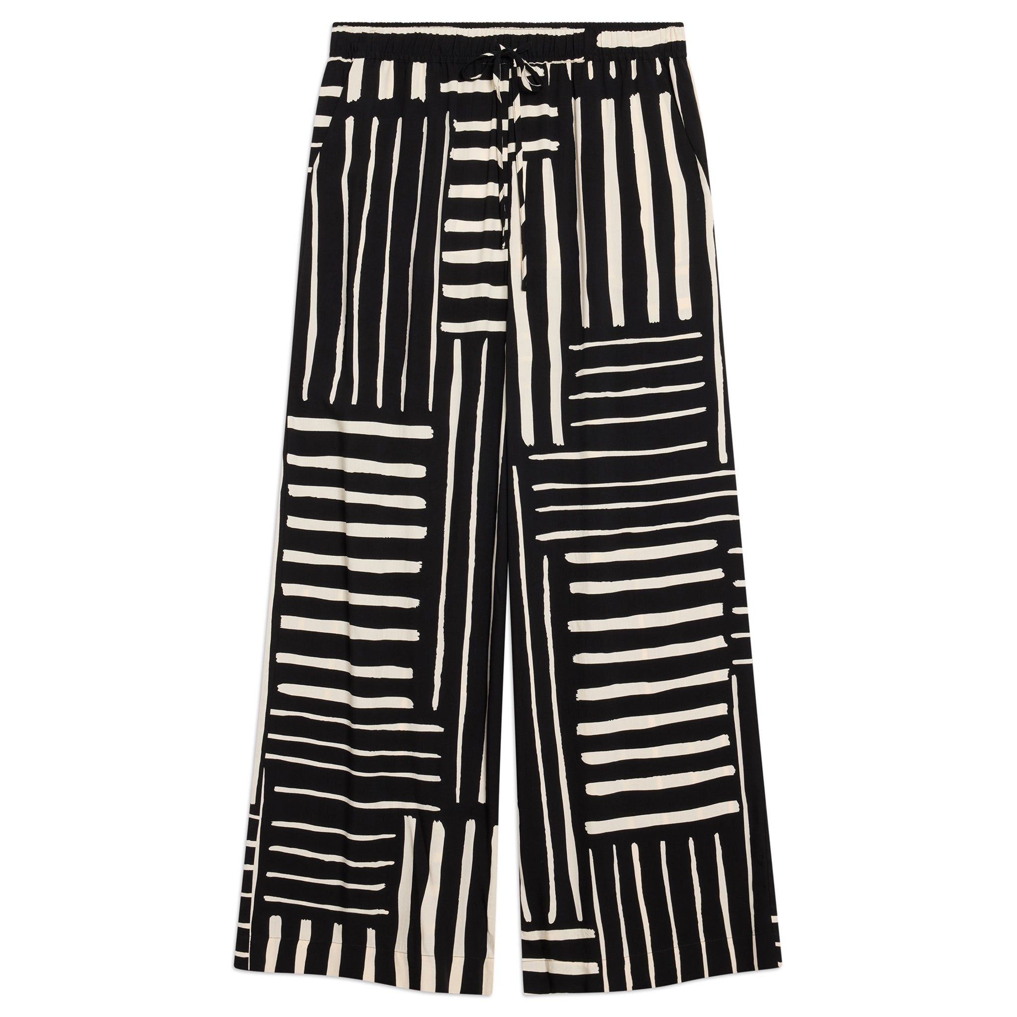 Patchwork Stripe Trouser