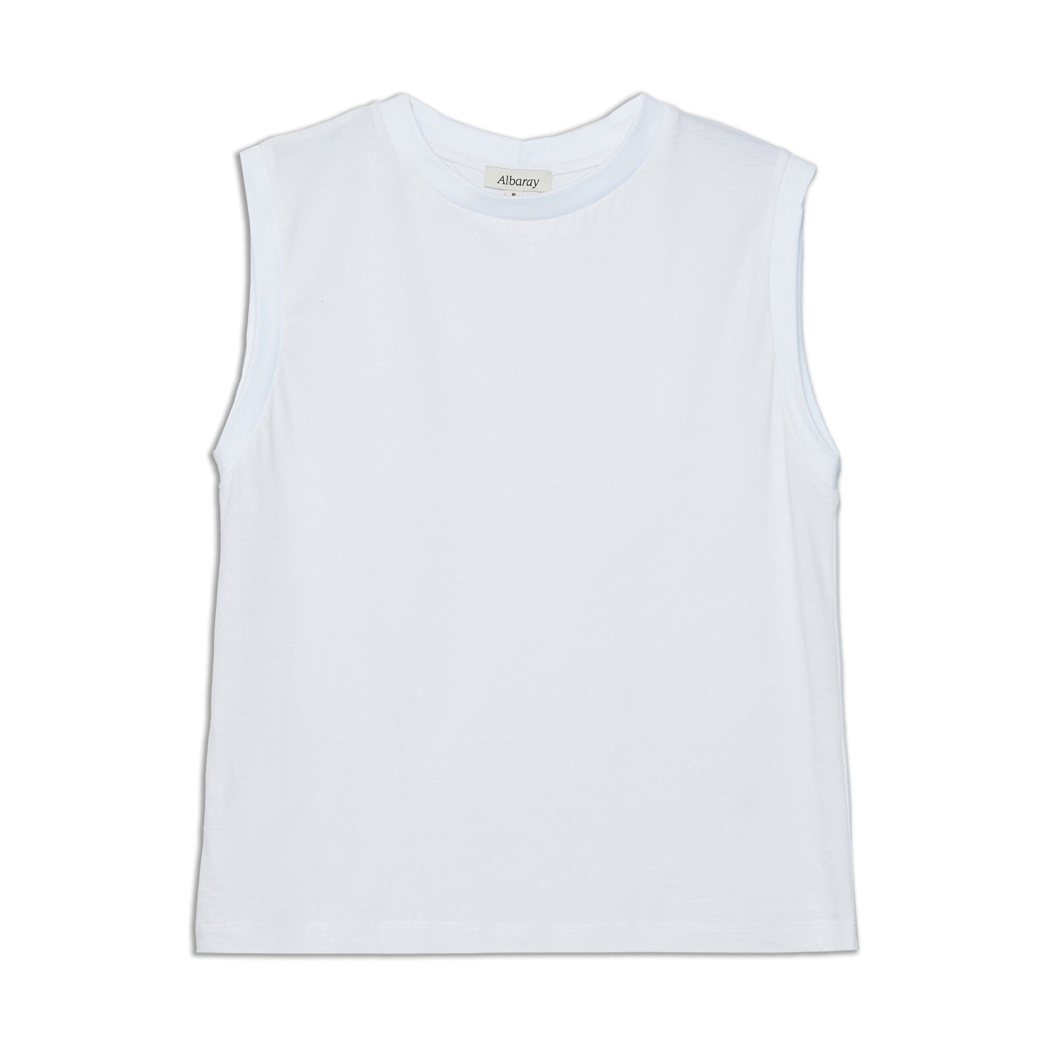 Re-Loved White Cotton Tank - Size 18