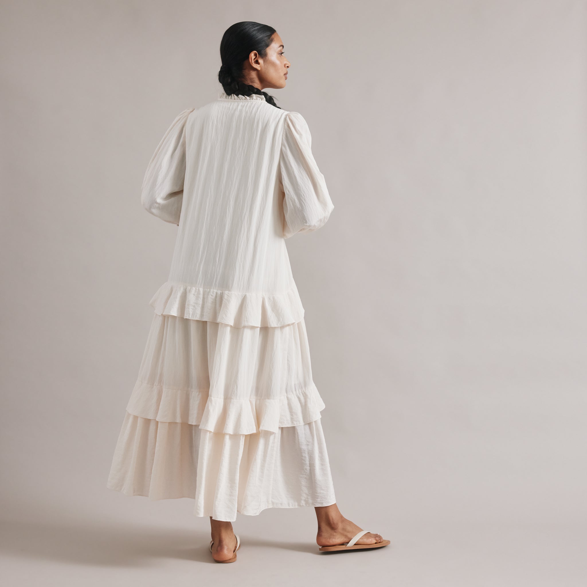 Tiered Volume Maxi Dress