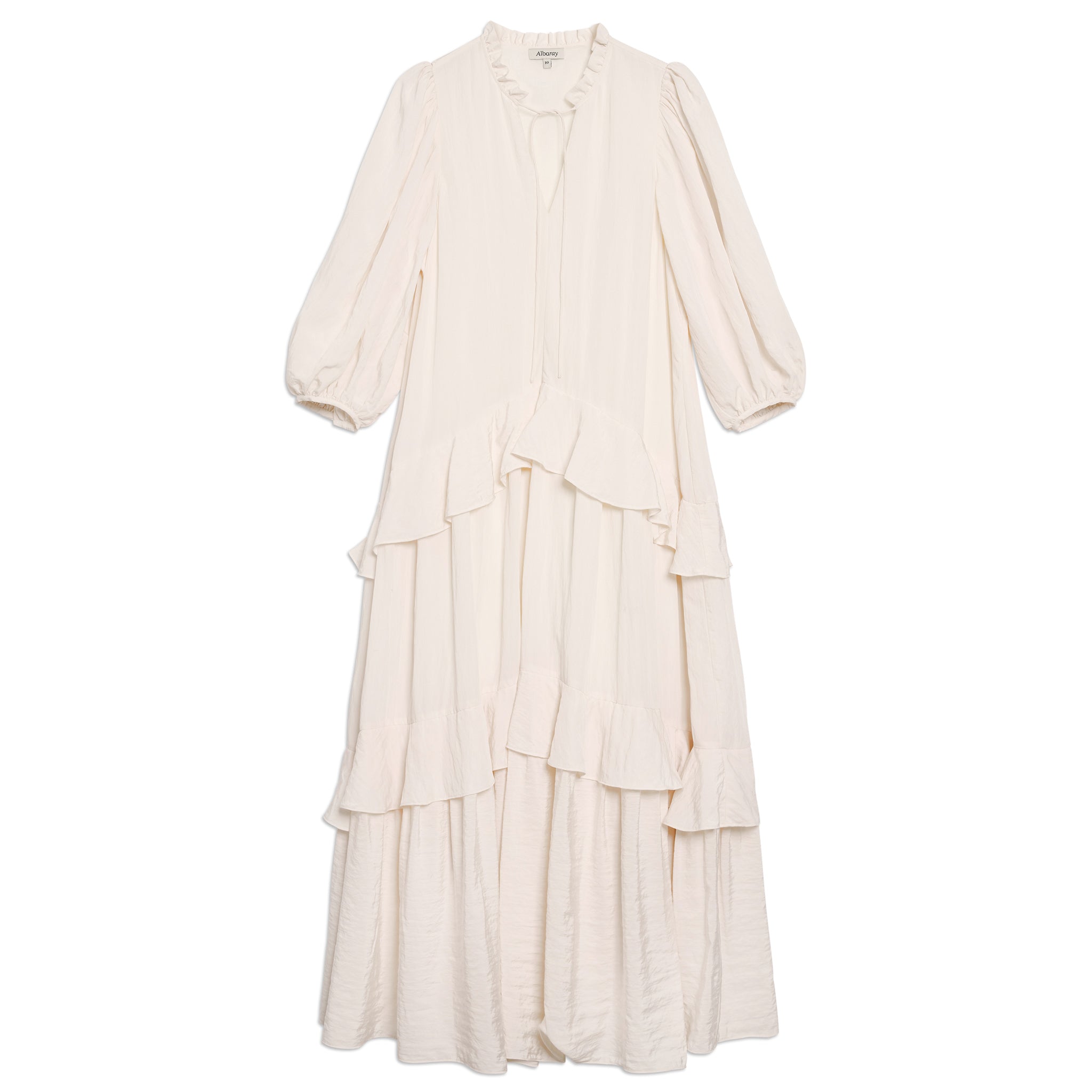 Tiered Volume Maxi Dress