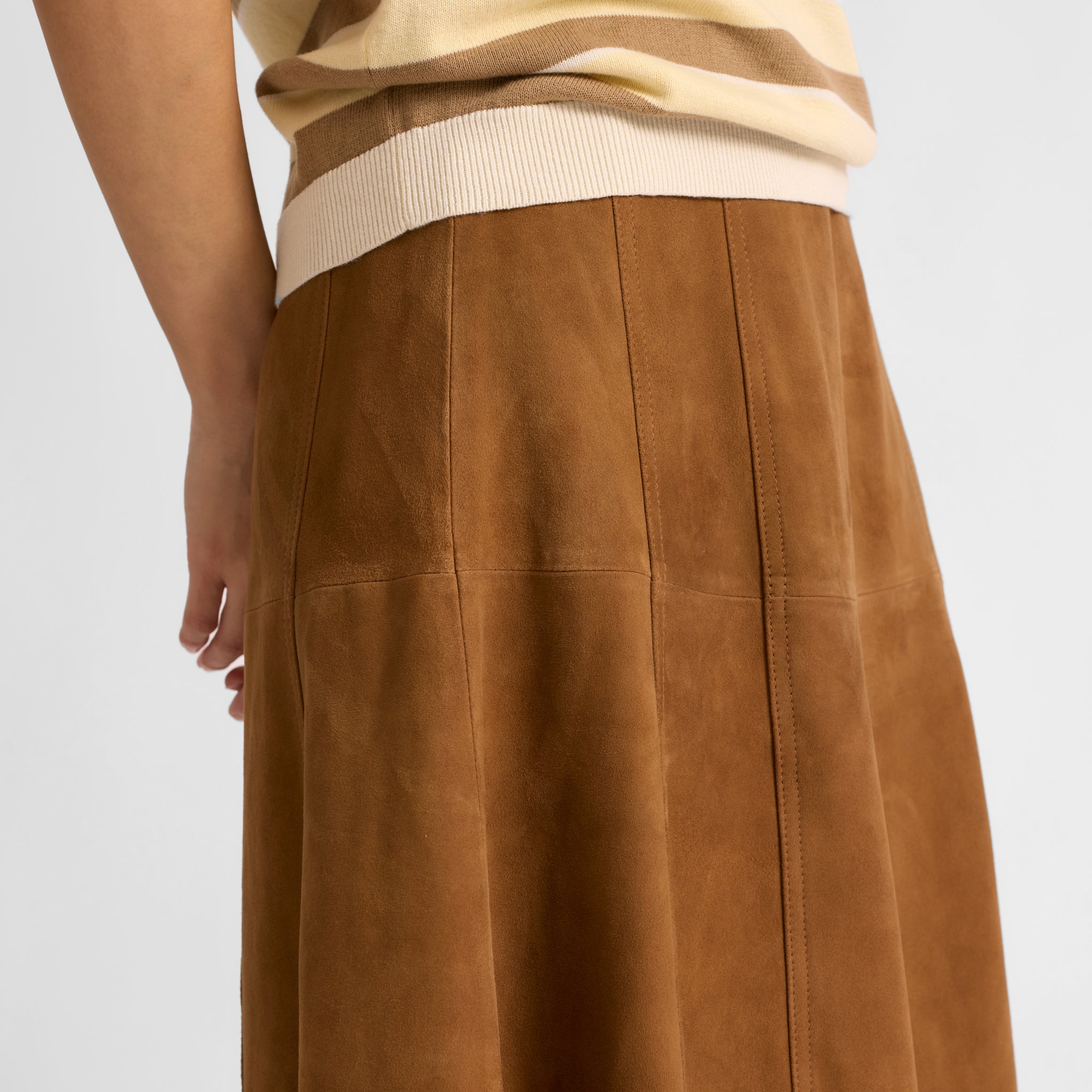 Suede Skirt
