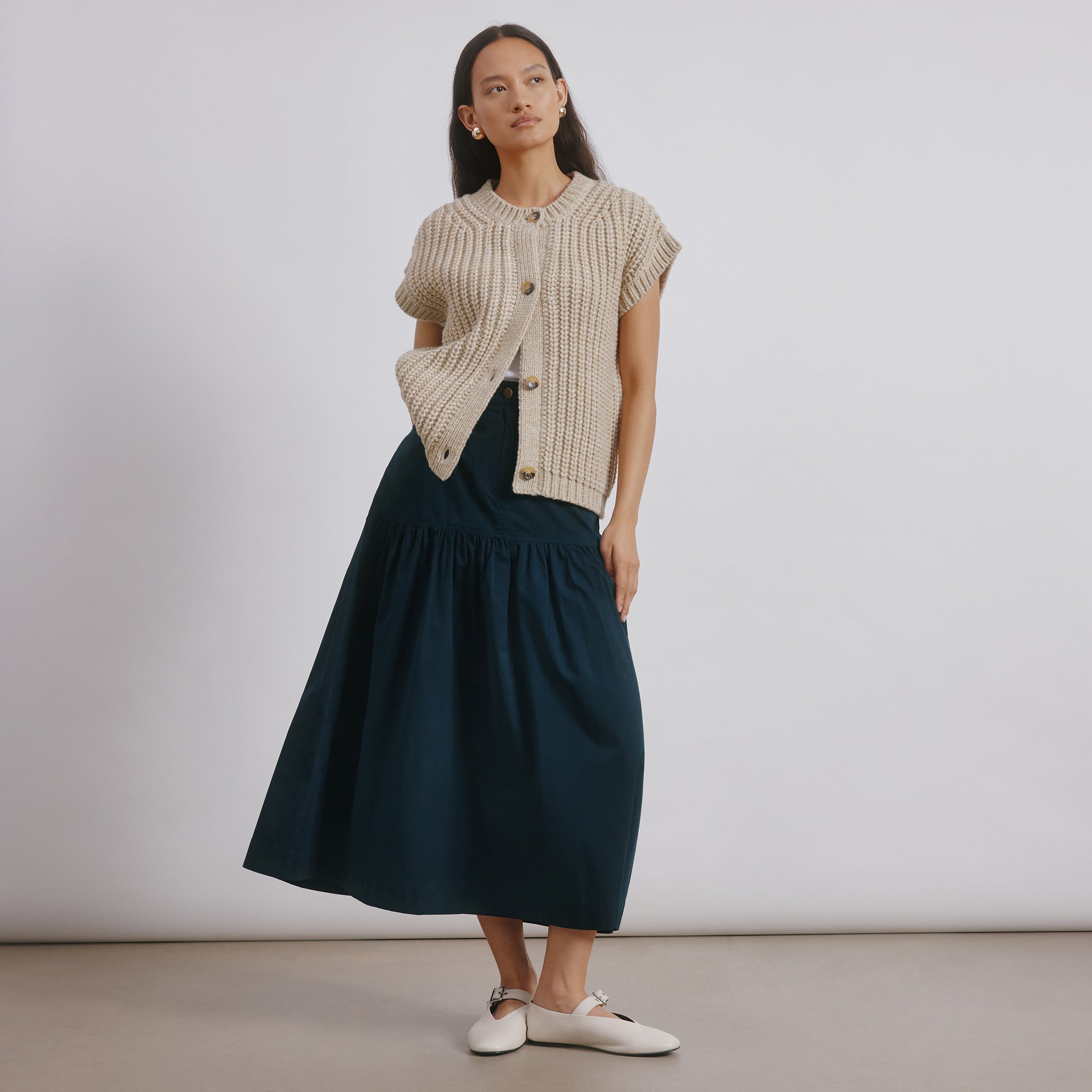 Chunky Rib Waistcoat