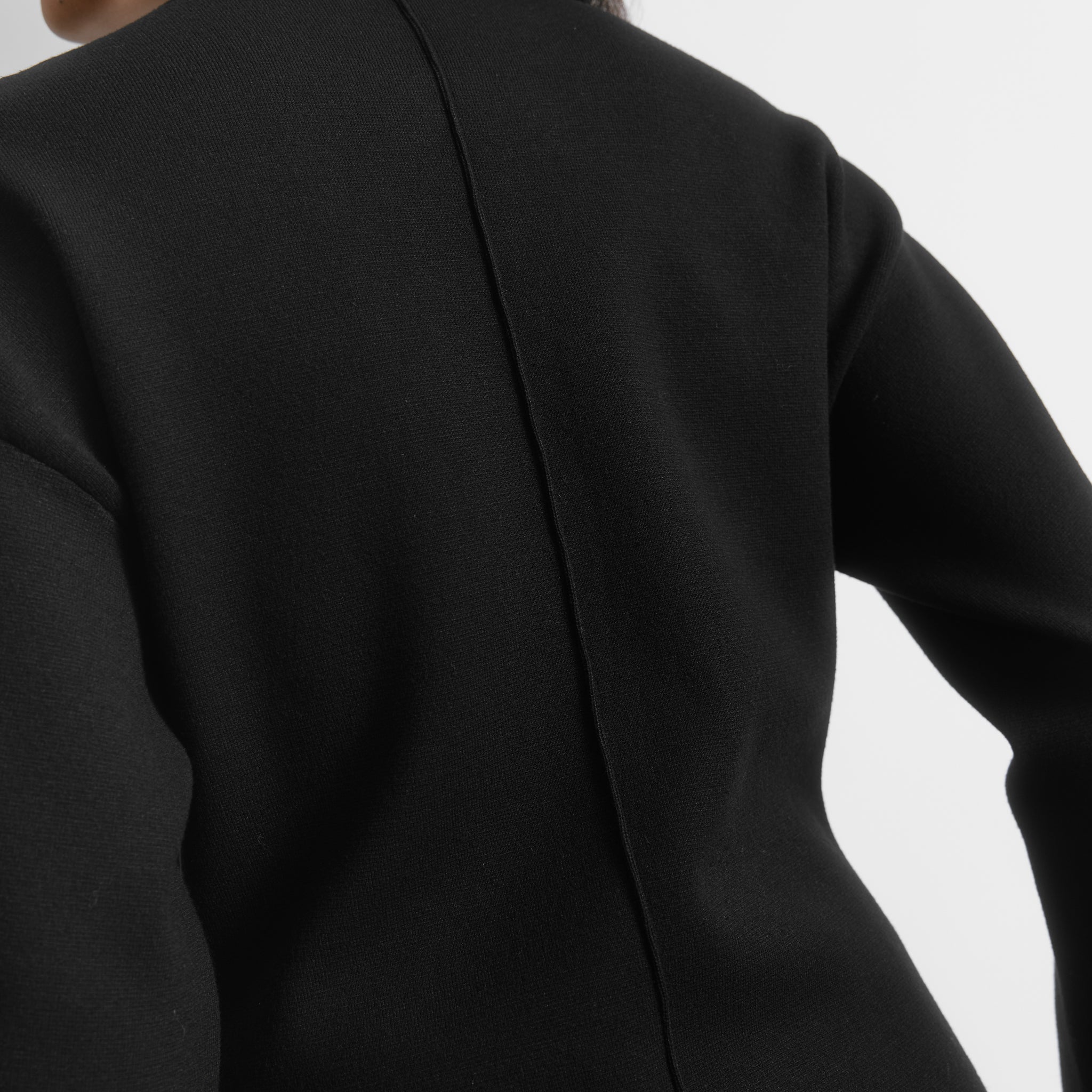 Black Cocoon Sleeve Jumper