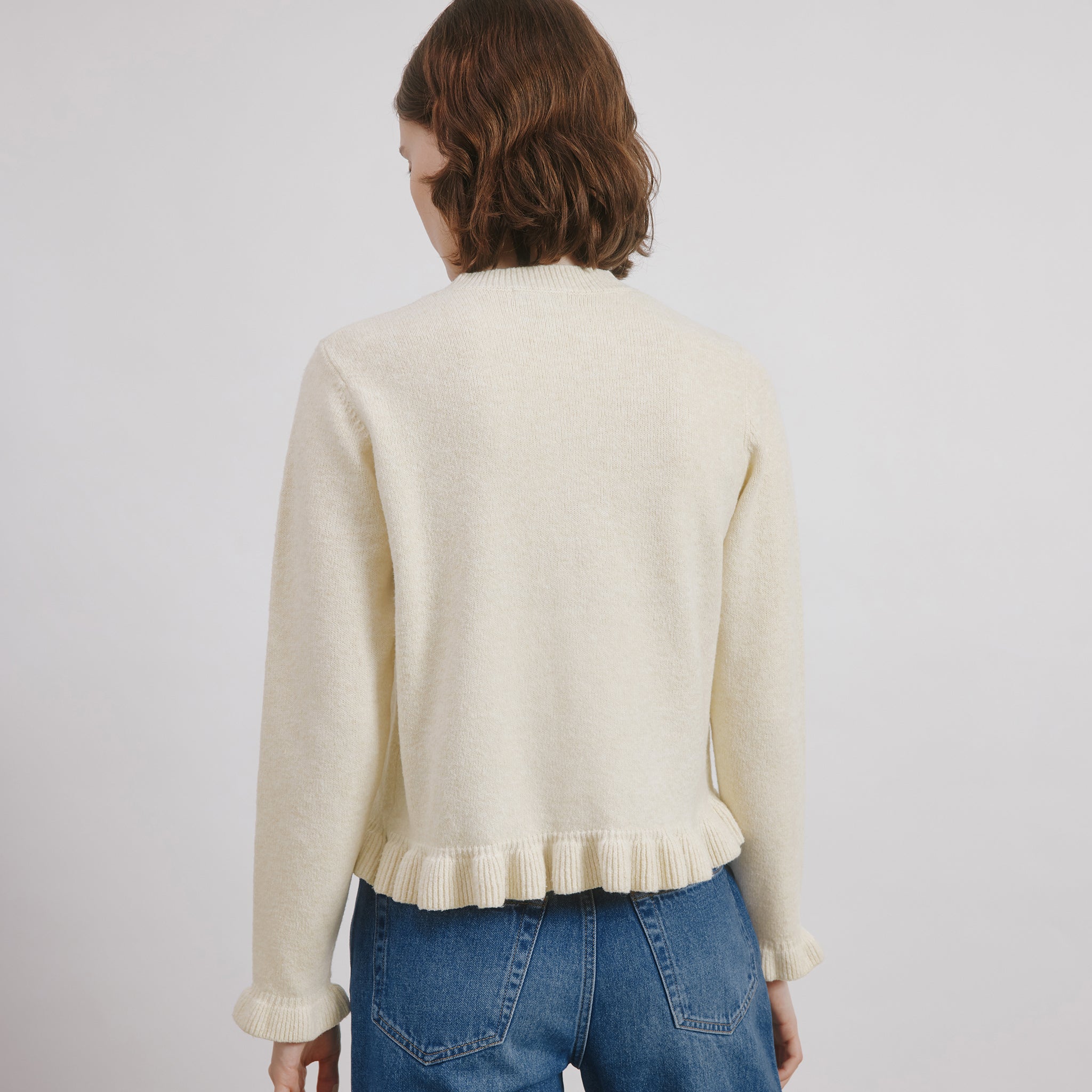 Frill Multi Button Cardigan