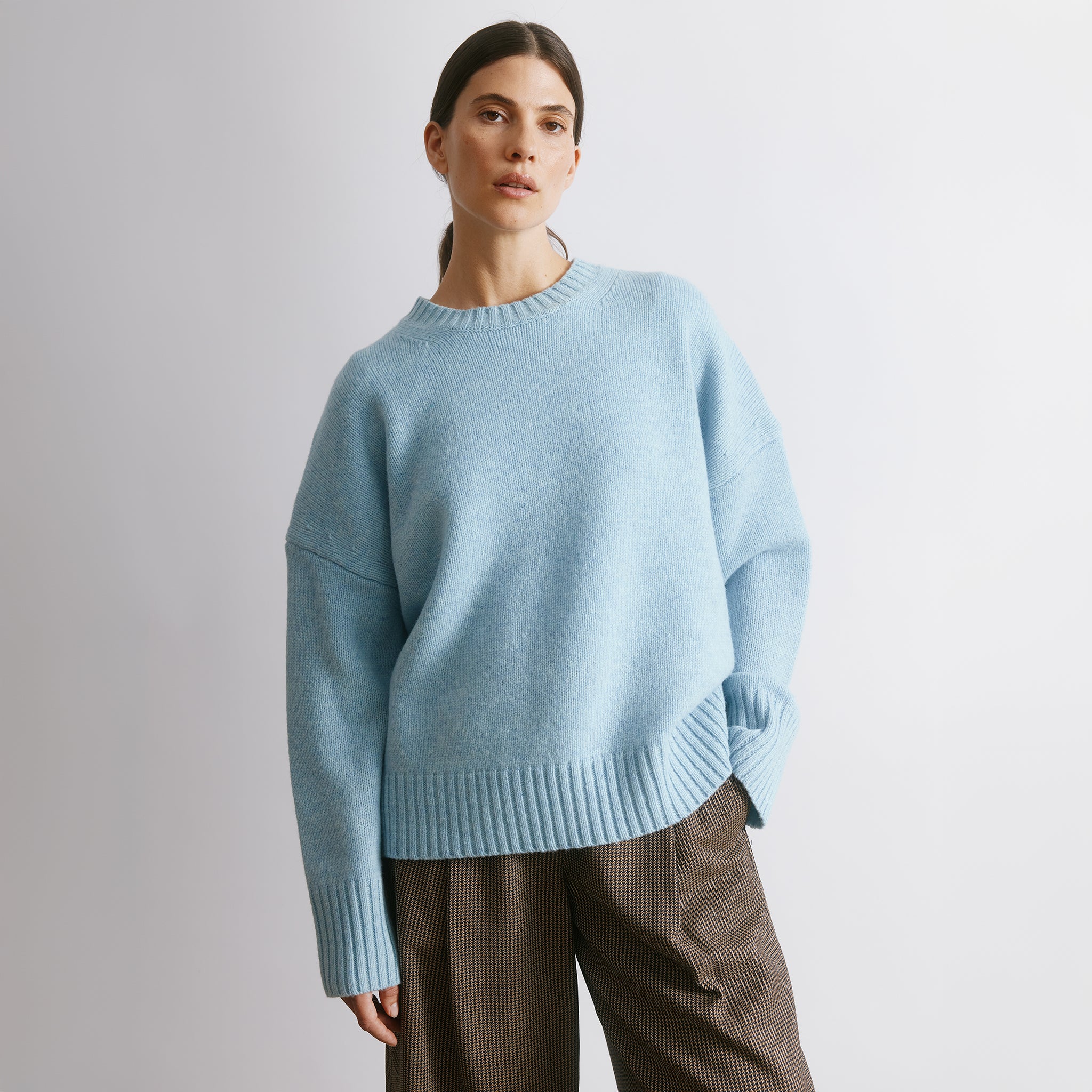 Blue Merino Wool Jumper
