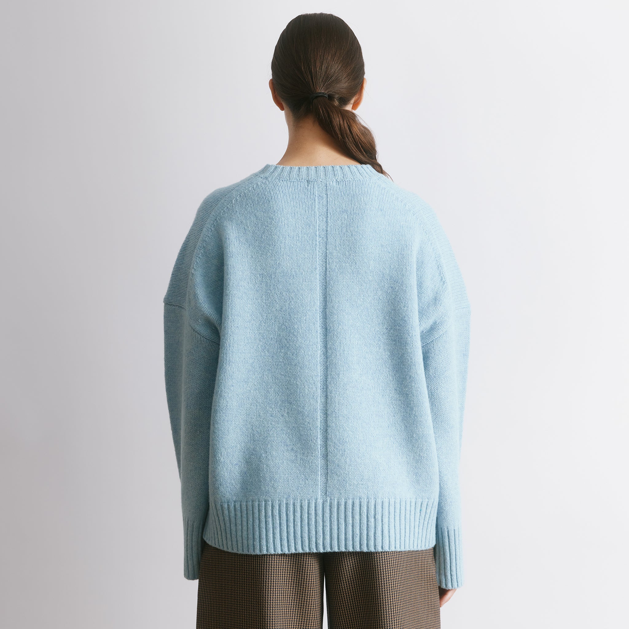 Blue Merino Wool Jumper