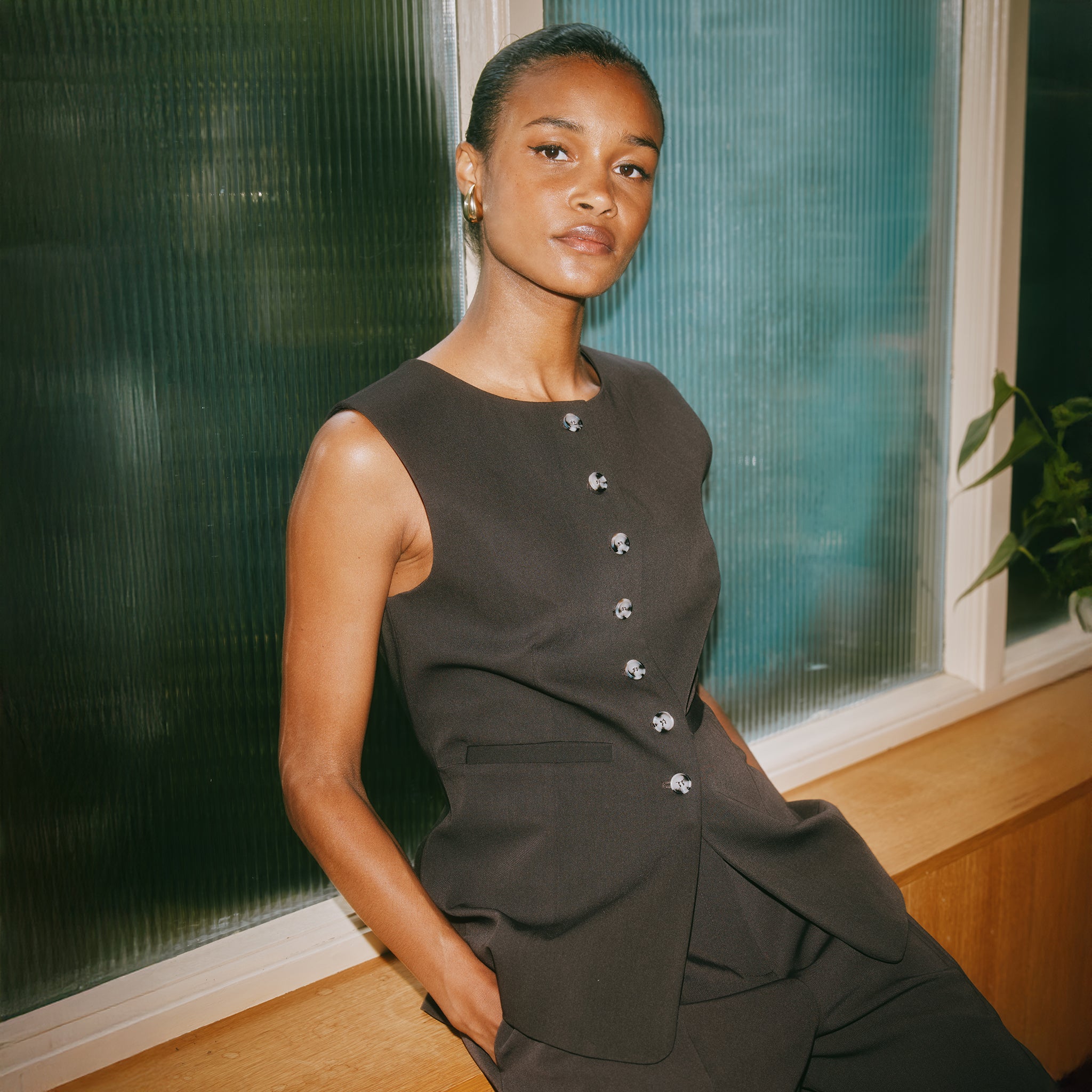 Chocolate Tailored Waistcoat