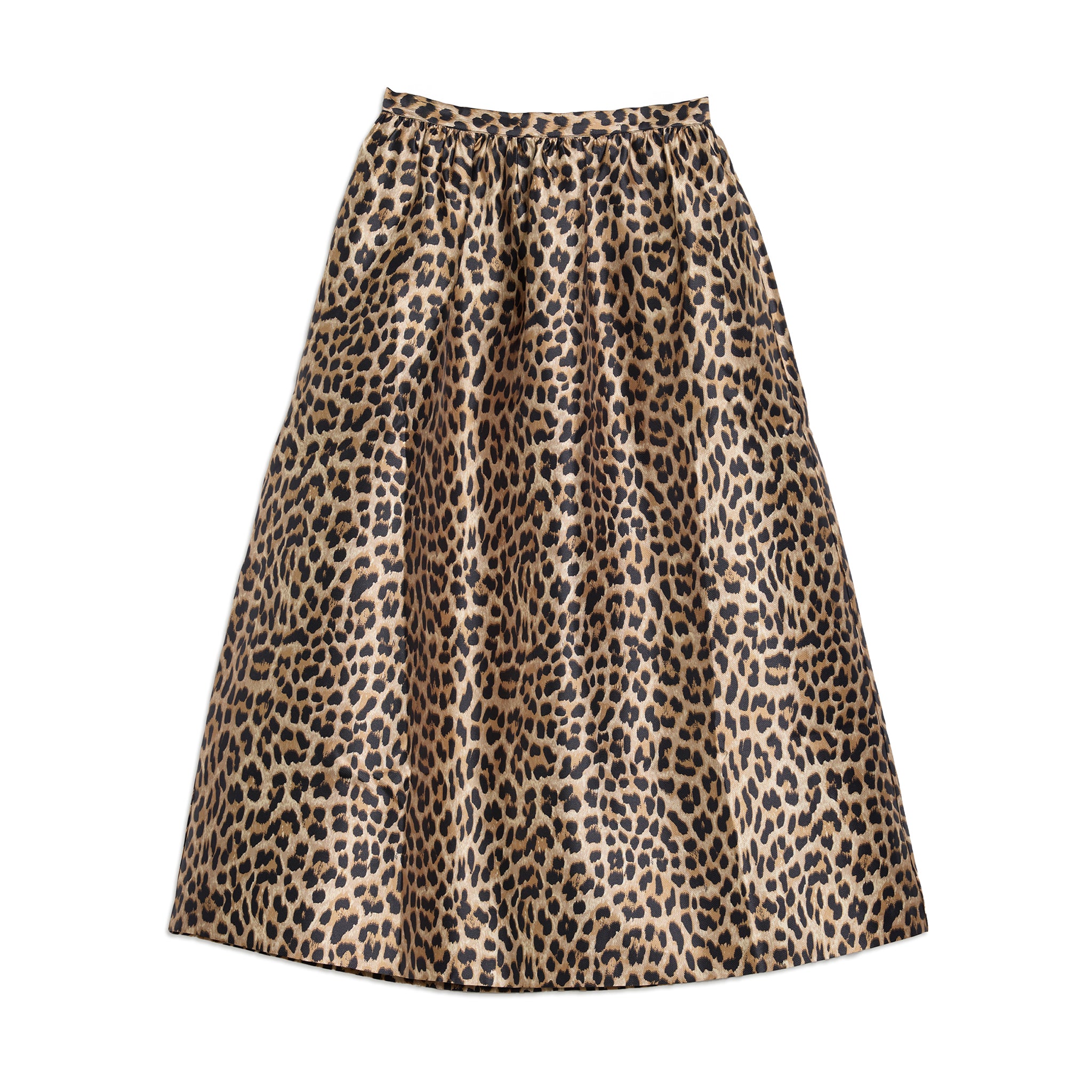 Animal Taffeta Full Skirt