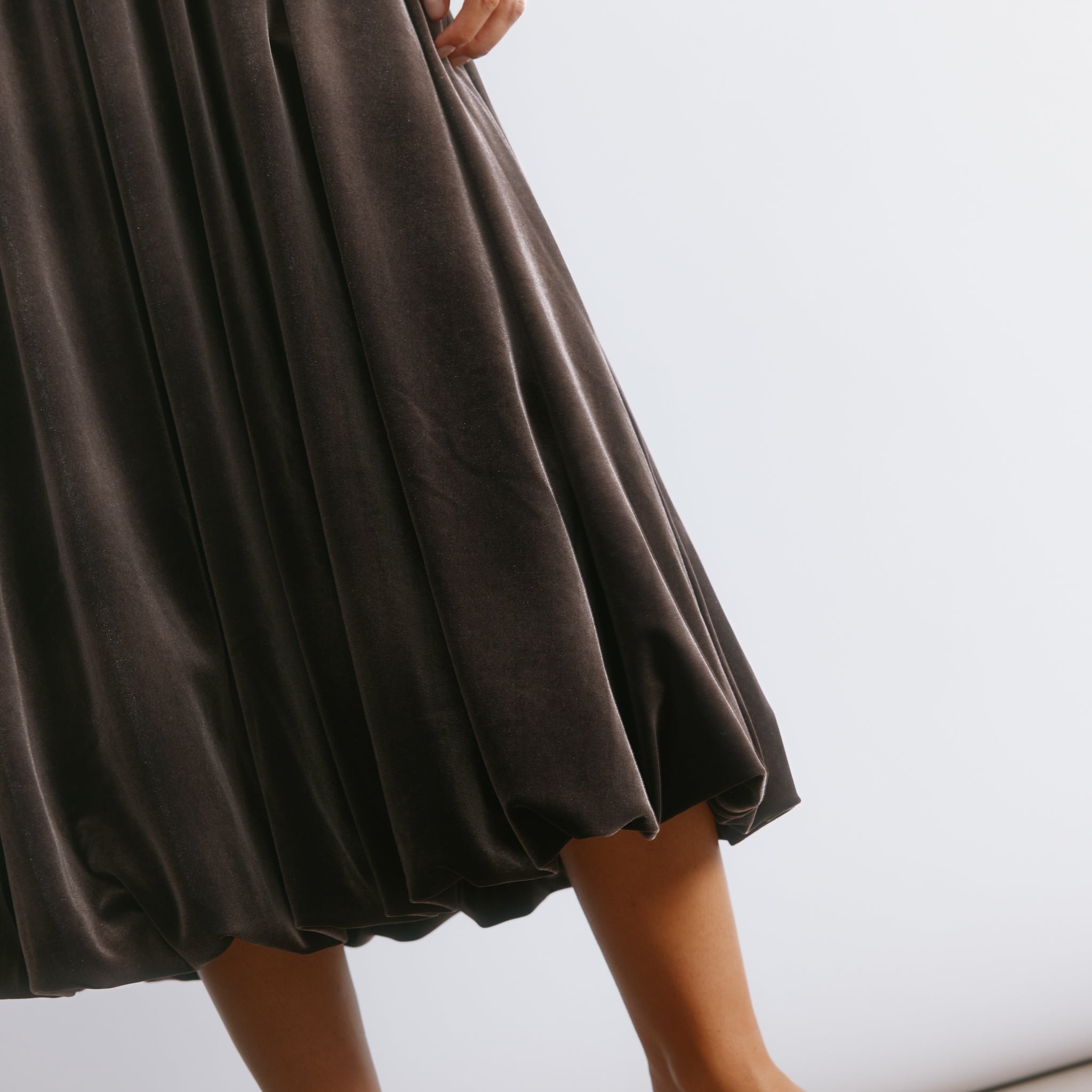 Velvet Puff Ball Dress